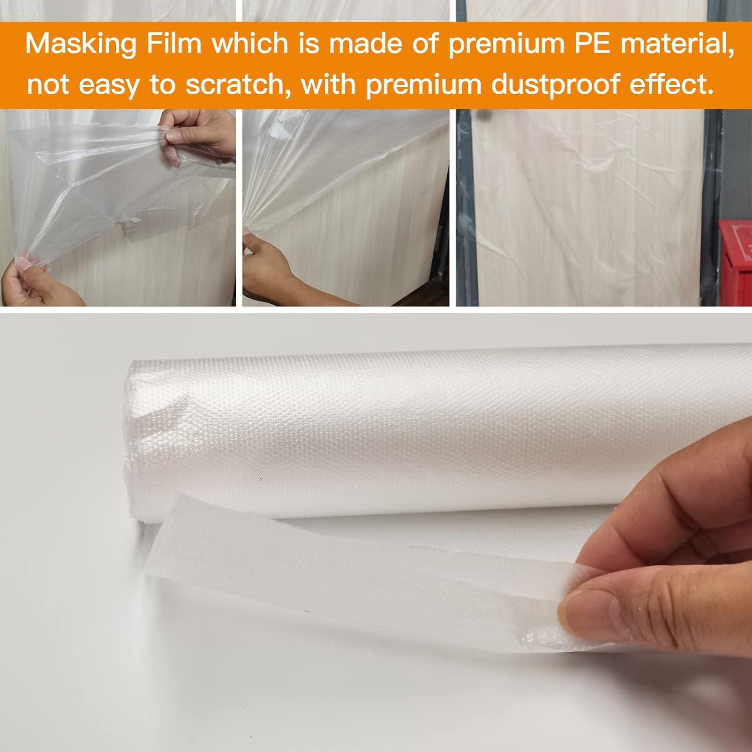 5 Rollos de Película de Enmascarar ZHONGYI 2.4m x 20m