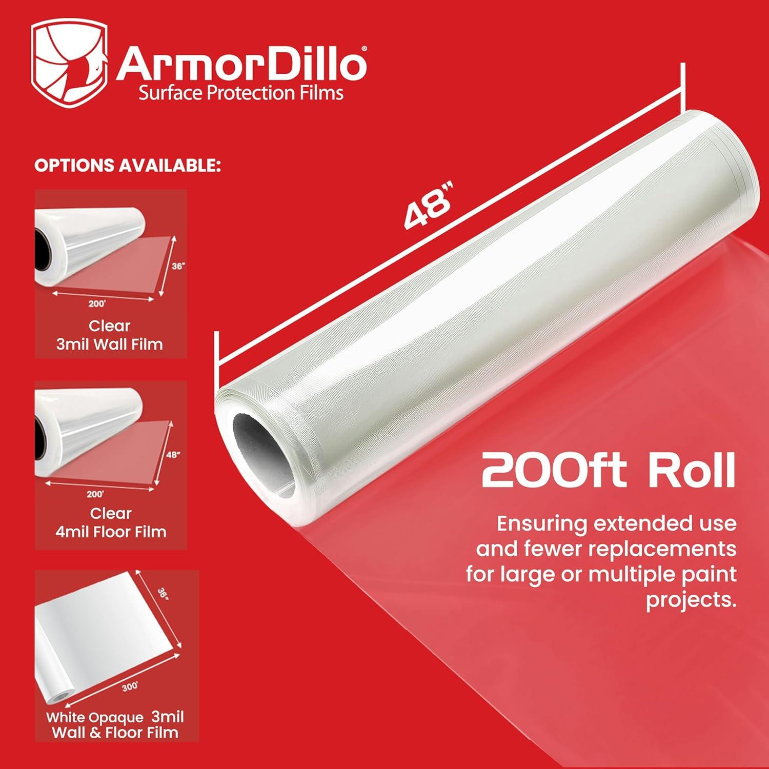 Película Protectora Autoadhesiva ArmorDillo 4mil 121x61m