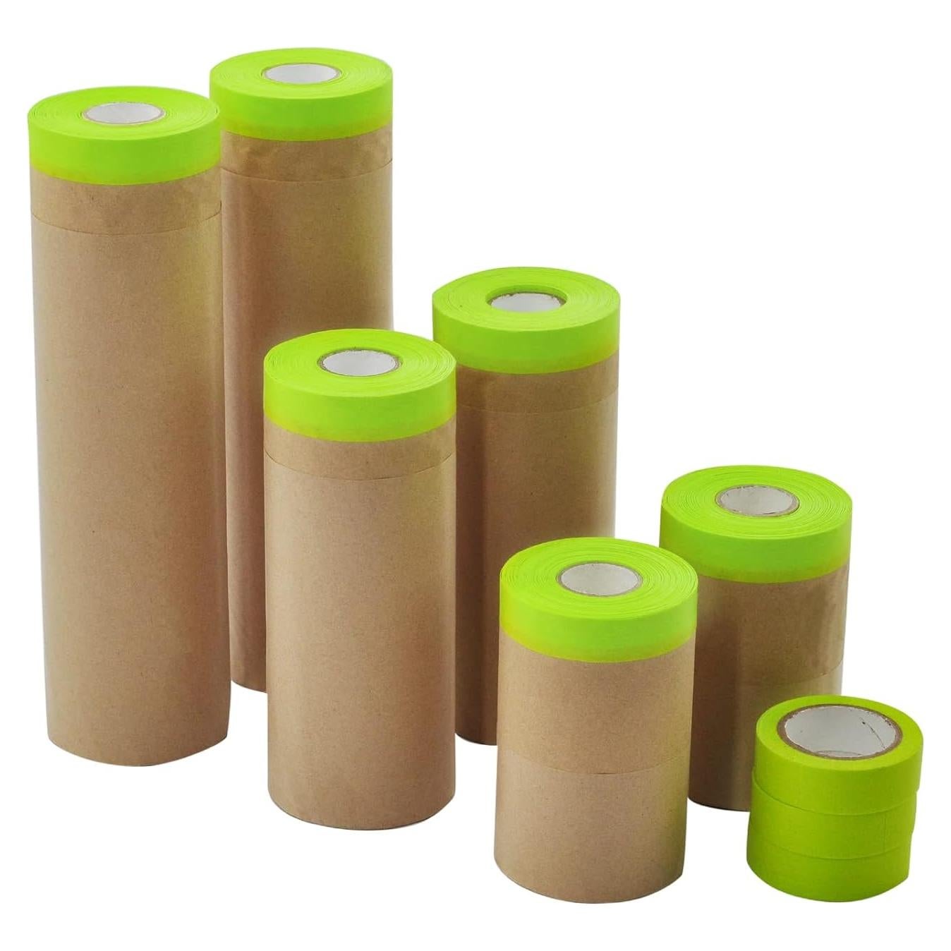 Papel de Enmascarar con Cinta Yudahgan 6 Rollos 45,72-15,24 cm