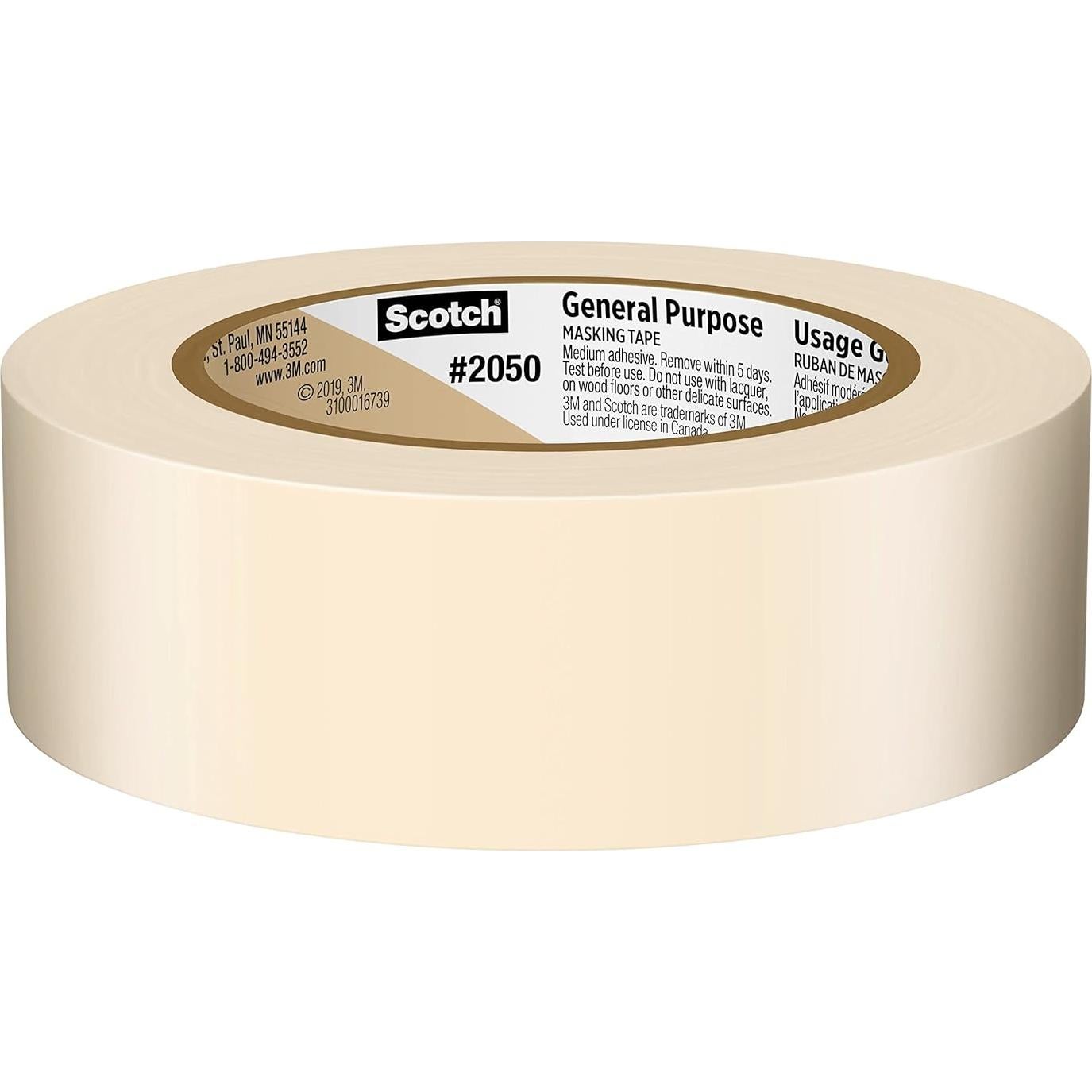 Cinta de enmascarar Scotch 3M 3.6 cm x 54.86 m marrón