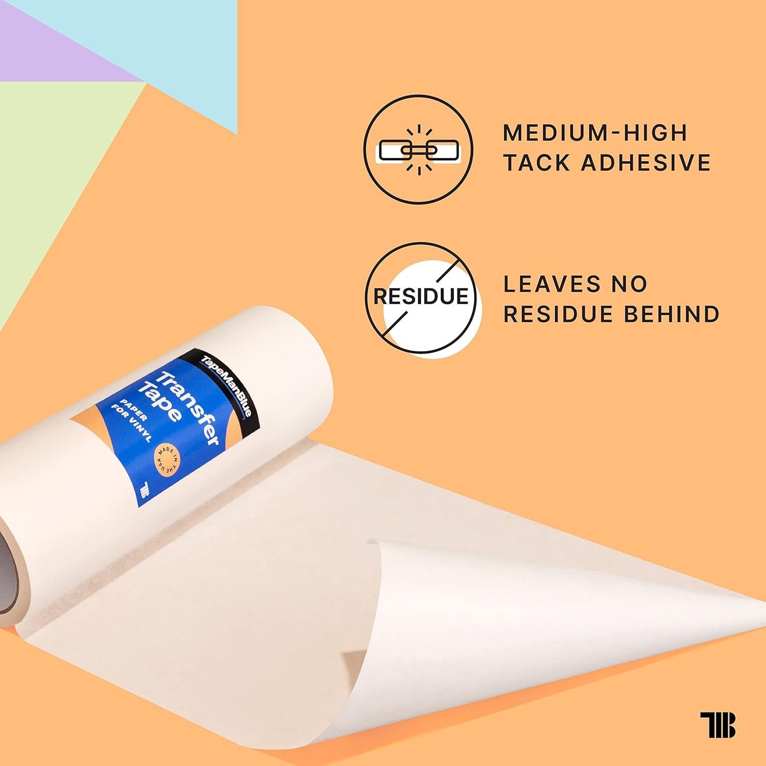 Cinta de Transferencia de Papel TapeManBlue 30,73 cm x 91,44 m