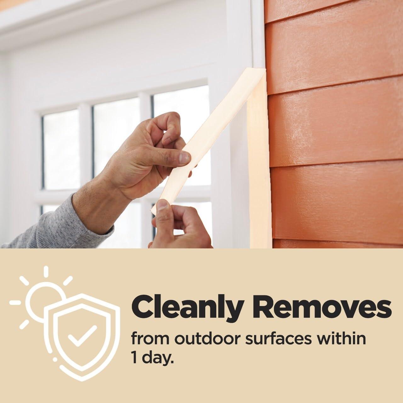 Cinta de Enmascarar Scotch 0.70" x 55 m, Remoción Limpia