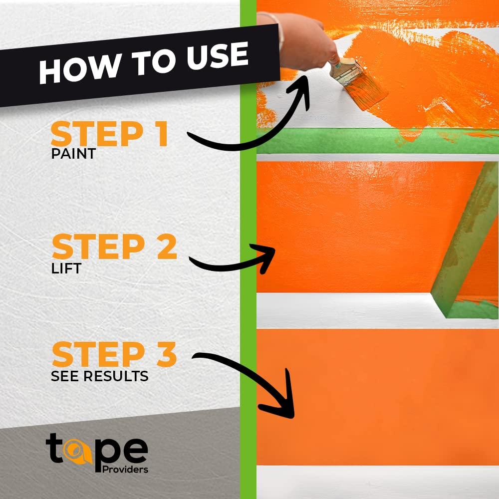 Cinta de Pintor Verde WOD PMT22G 7,62 cm x 54,86 m Pack 16