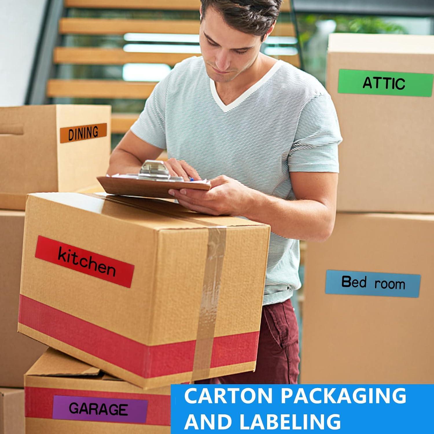 COSIMIXO Paquete de 6 Cintas Adhesivas Arcoíris 5 cm x 13.7 m