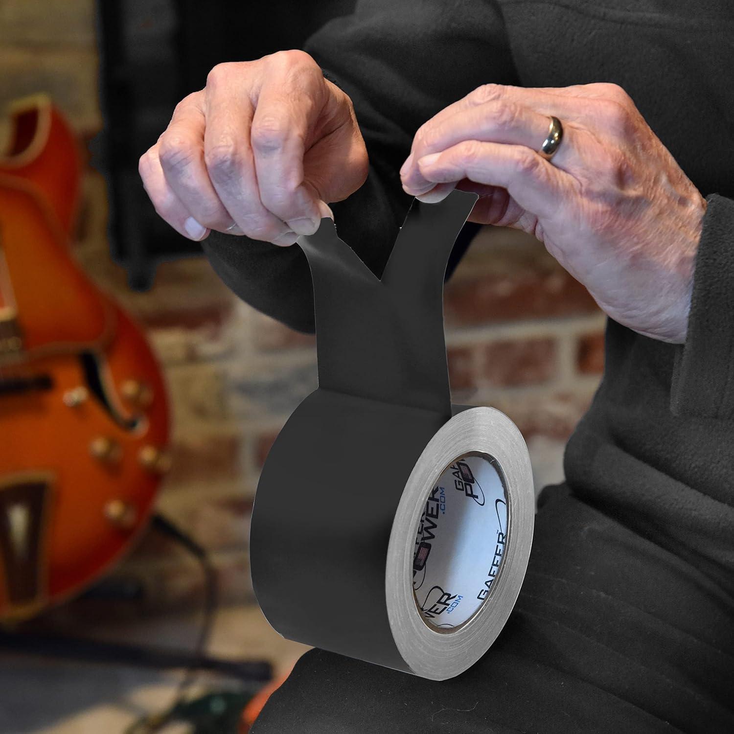 Cinta Gaffer Profesional Gaffer Power 7,62 cm x 27,43 m Negra