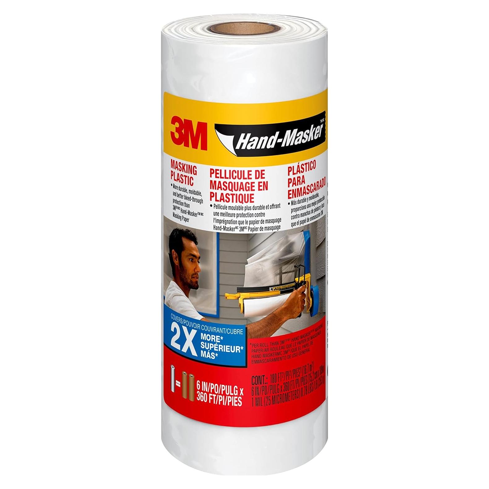 Plástico Enmascarador 3M Hand-Masker MPL6 15,2 cm x 109 m