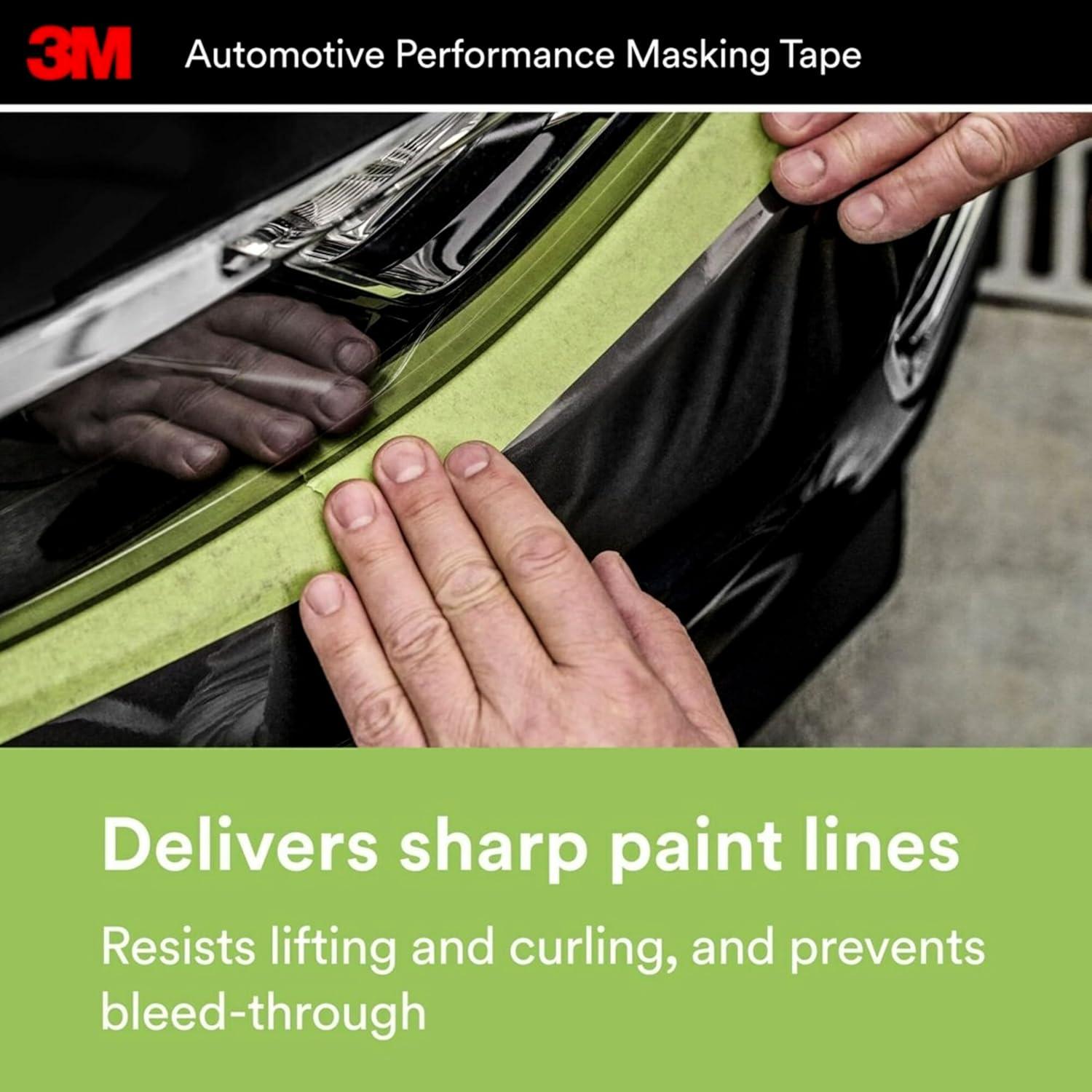 Cinta de enmascarar 3M 06654 36 mm x 32 m para auto