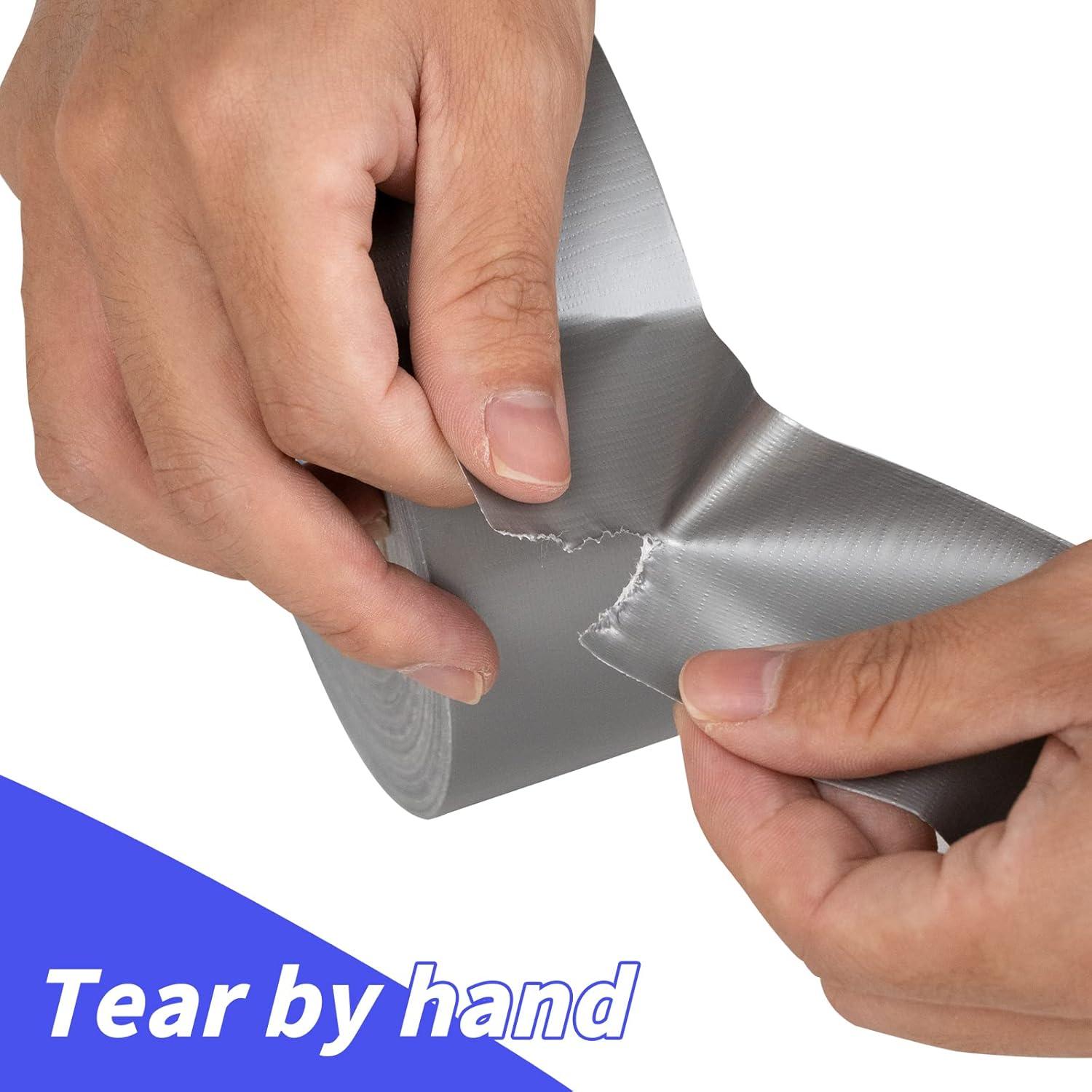 Paquete 22 rollos cinta adhesiva plateada 5,08 cm x 27,43 m