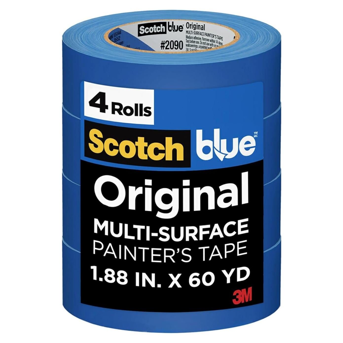 Cinta de Pintura Multi-Superficie ScotchBlue 4 Rollos 4.8cm