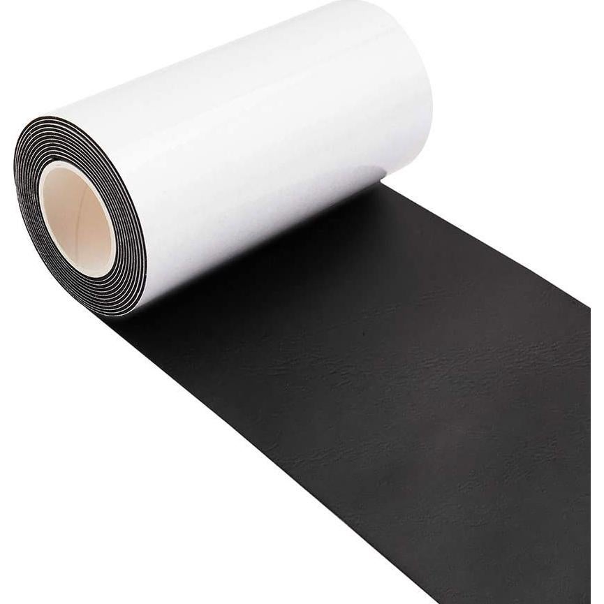 Kit de Parche Autoadhesivo de Cuero Negro Cindy's Tape 7,62x152,4cm