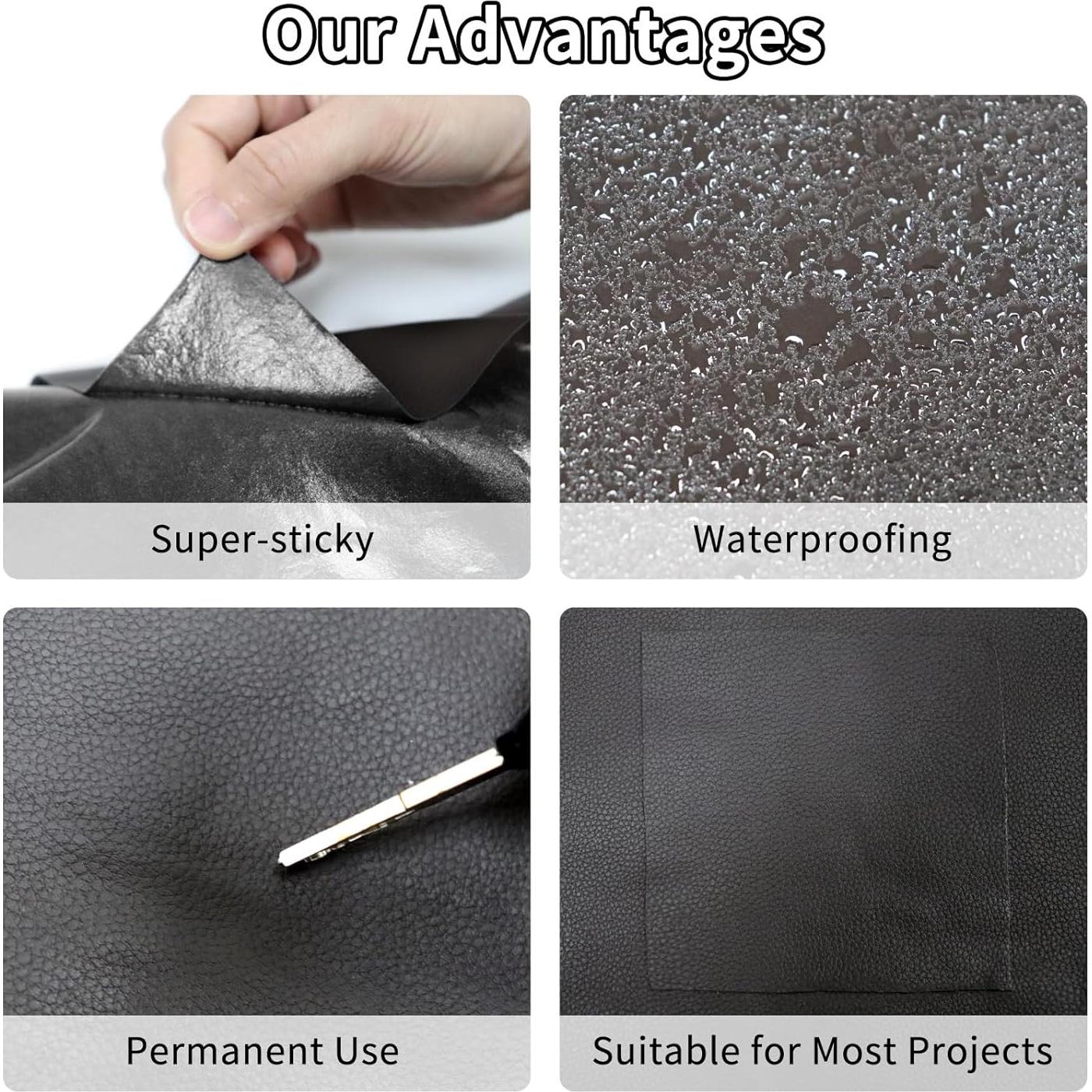 Cinta de Reparación de Cuero BSZHTECH 200x10 cm Marrón