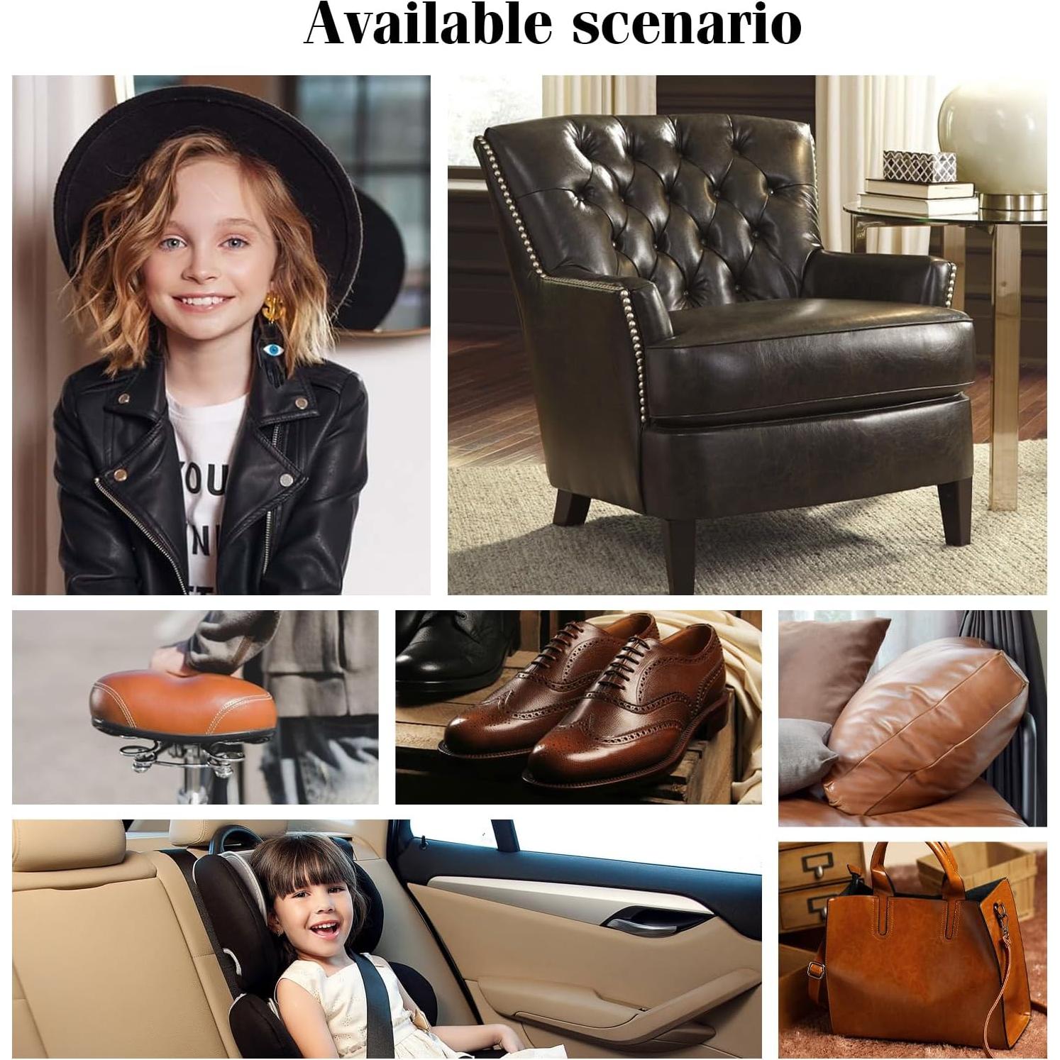 Kit Reparación Cuero CHEIGHY Autoadhesivo 1.98m Negro