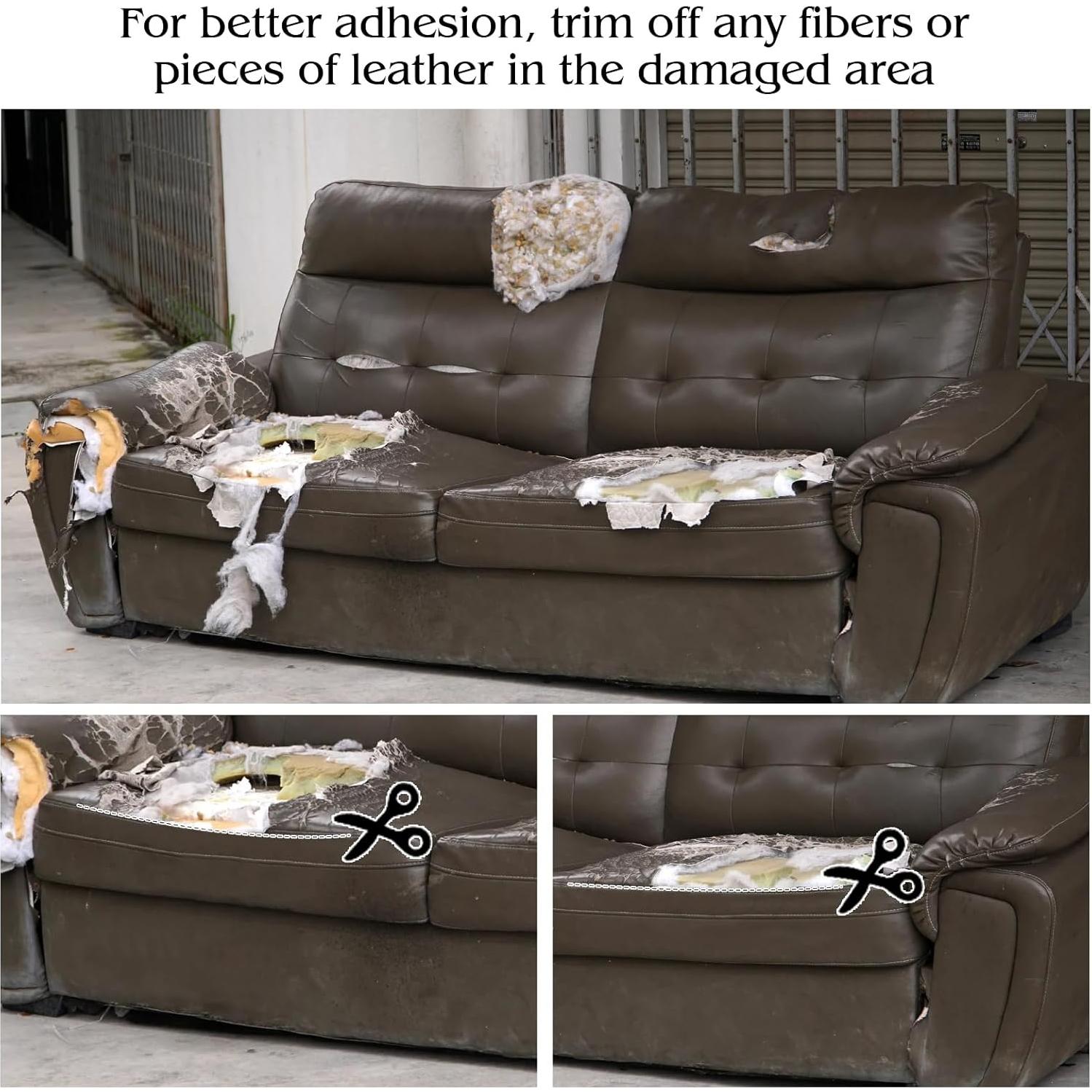 Kit Reparación Cuero CHEIGHY Autoadhesivo 1.98m Negro