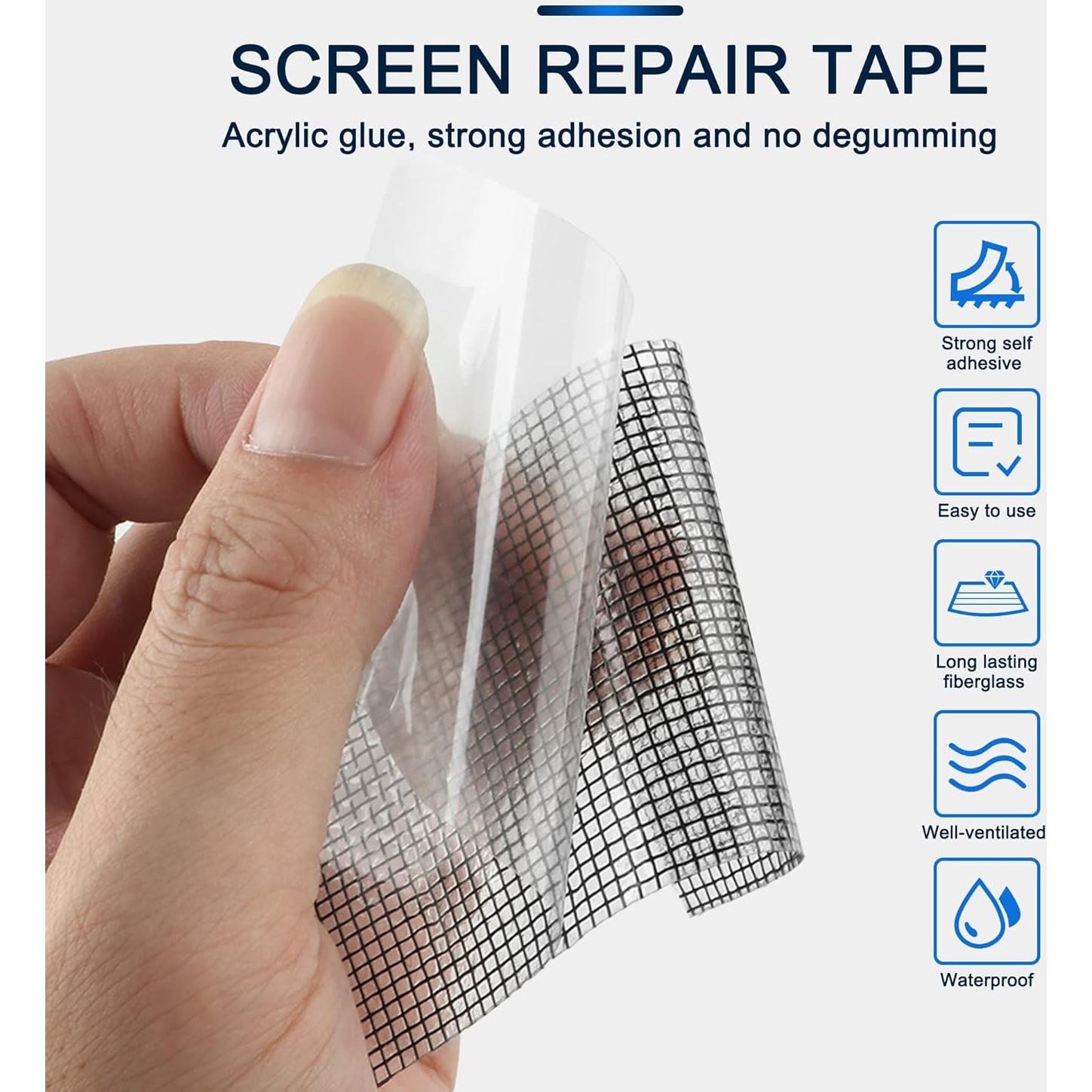 Cinta de Reparación de Pantalla SANKEMU 10 cm x 5 m Negra