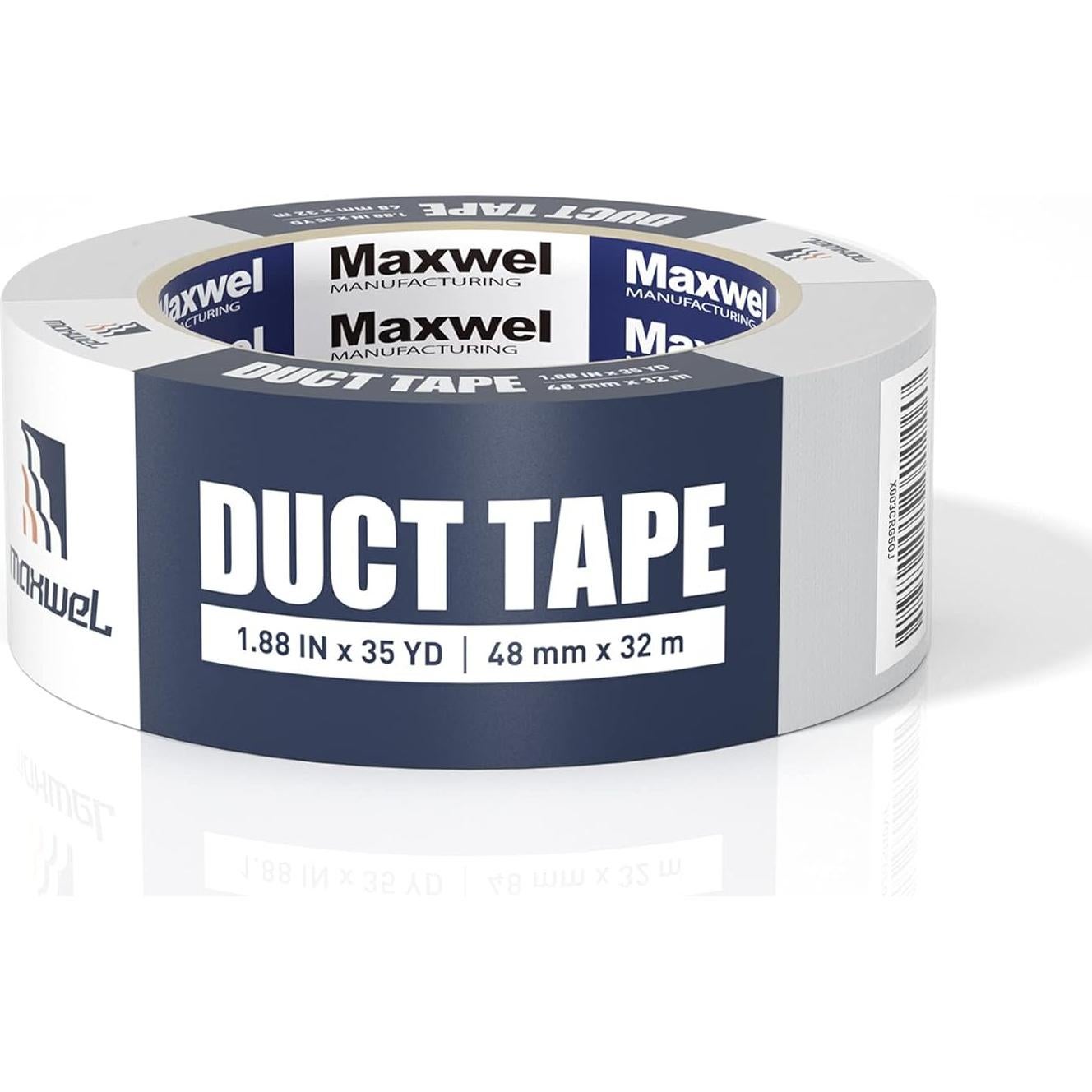 Cinta Adhesiva Blanca Maxwel 4,78 cm x 32 m Impermeable