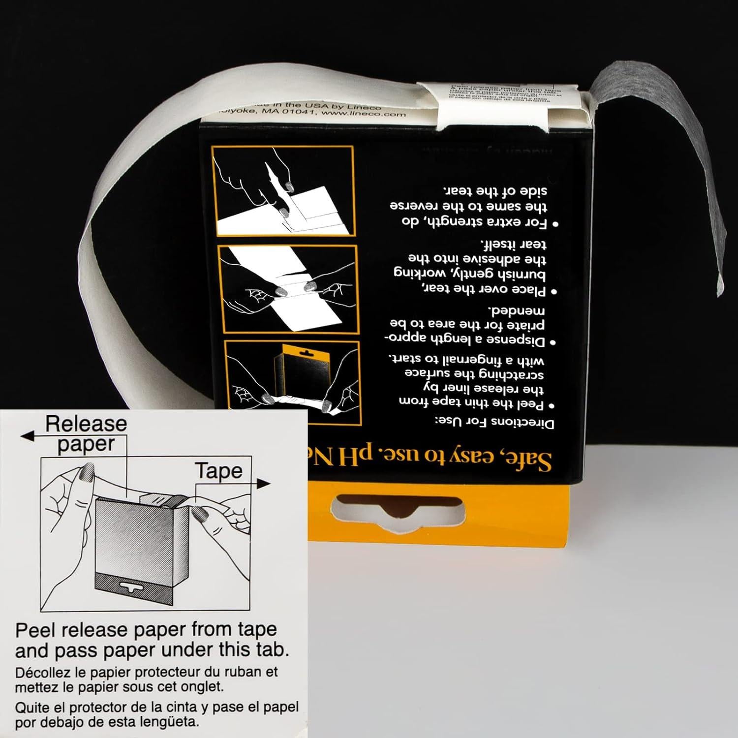 Cinta de Reparación Archival Lineco 1" x 10,67 m Transparente