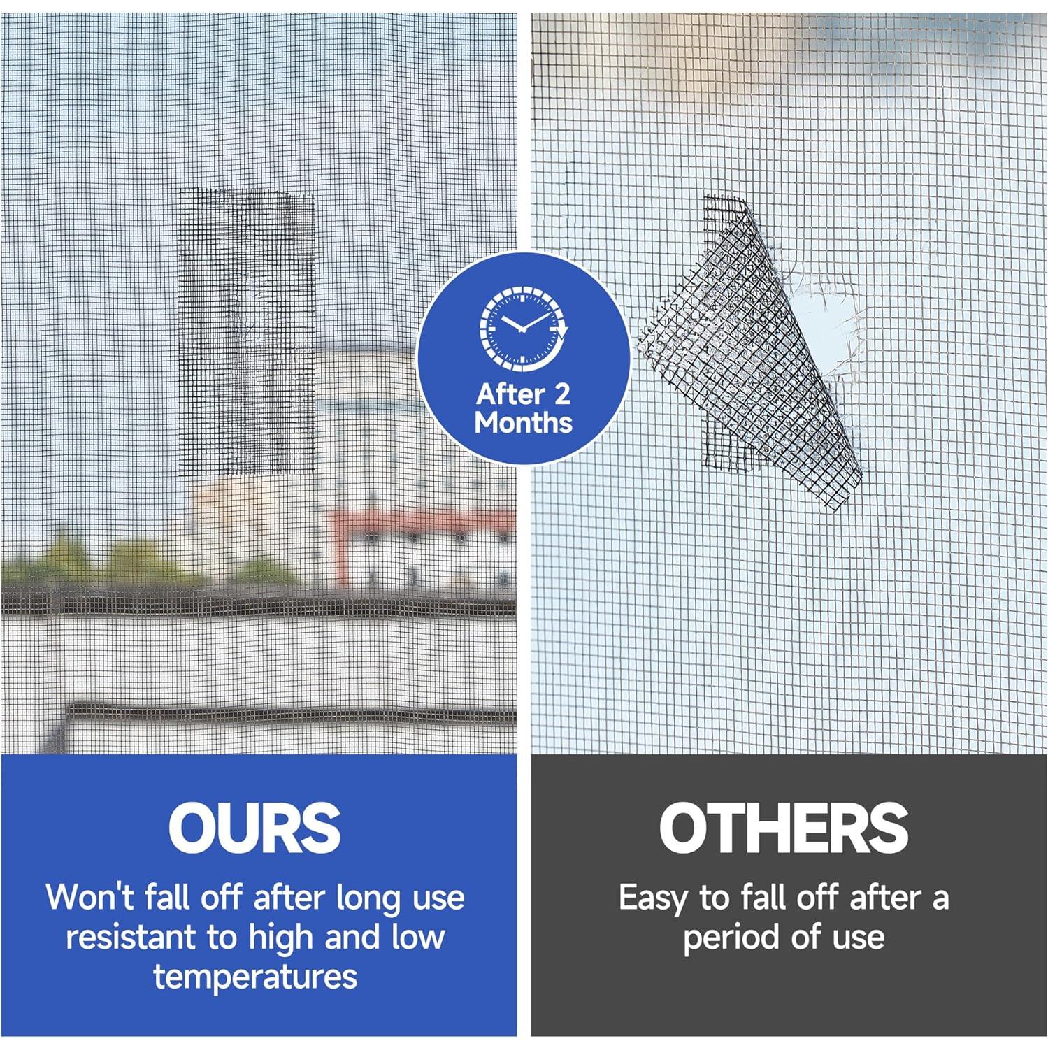 Cinta de Reparación de Pantallas Nodirz 15 FT Fibra de Vidrio