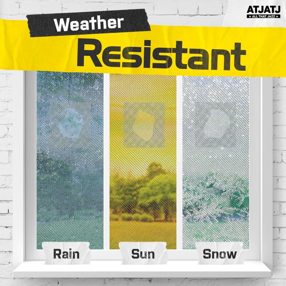 Cinta de reparación ATJATJ 5 cm x 9.14 m negra para pantallas