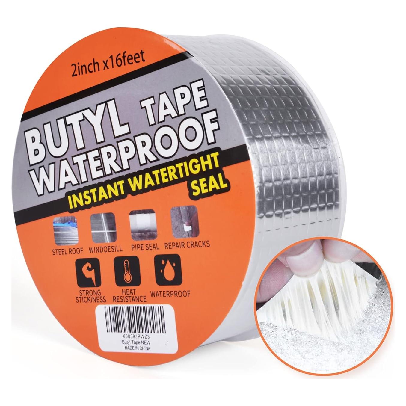 Cinta Butílica Impermeable TAPEBEAR 50mm x 5m Sellado