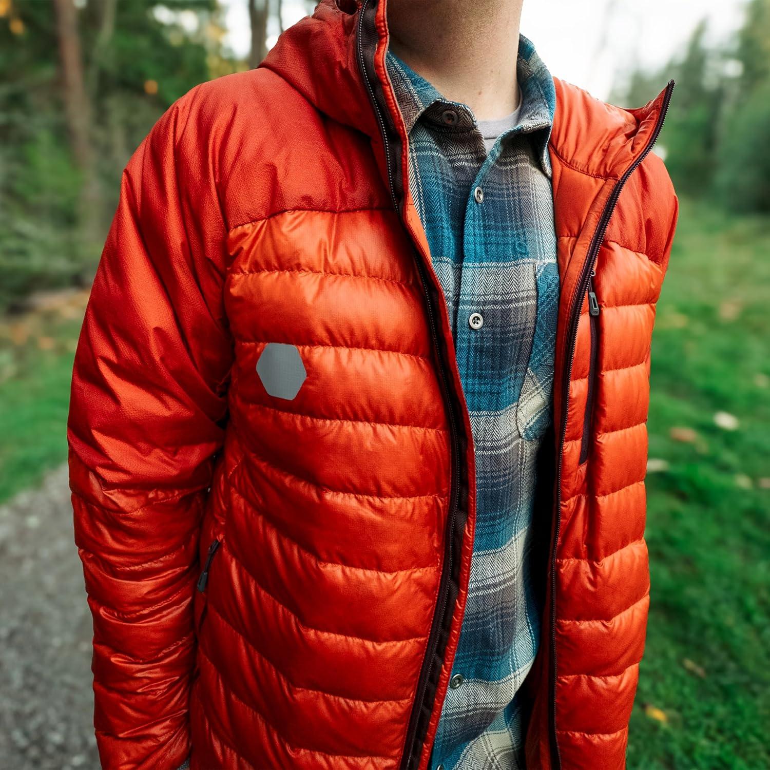 Parche Autoadhesivo GEAR AID 8 Parches Hexagonales Negro