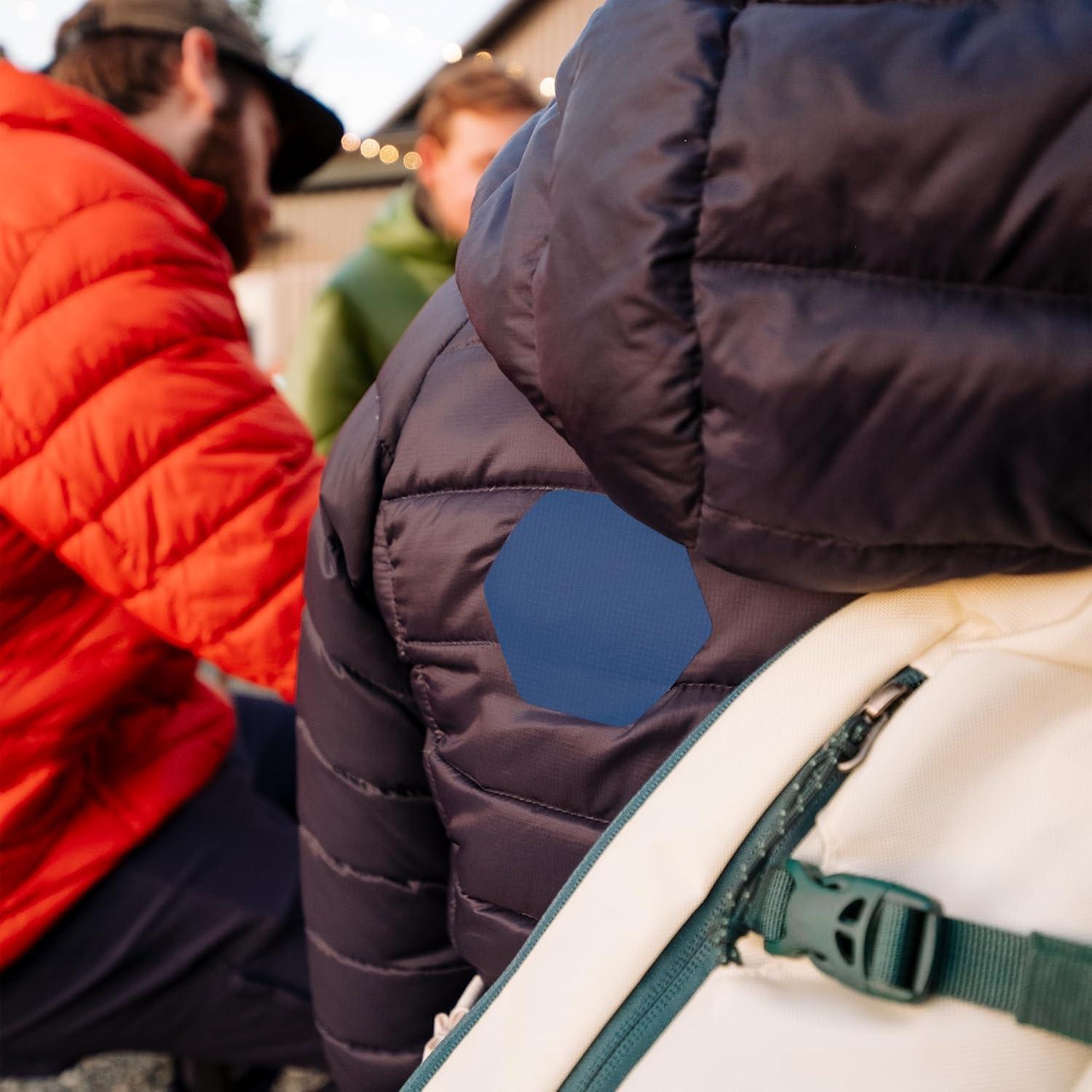 Parche Autoadhesivo GEAR AID 8 Parches Hexagonales Negro