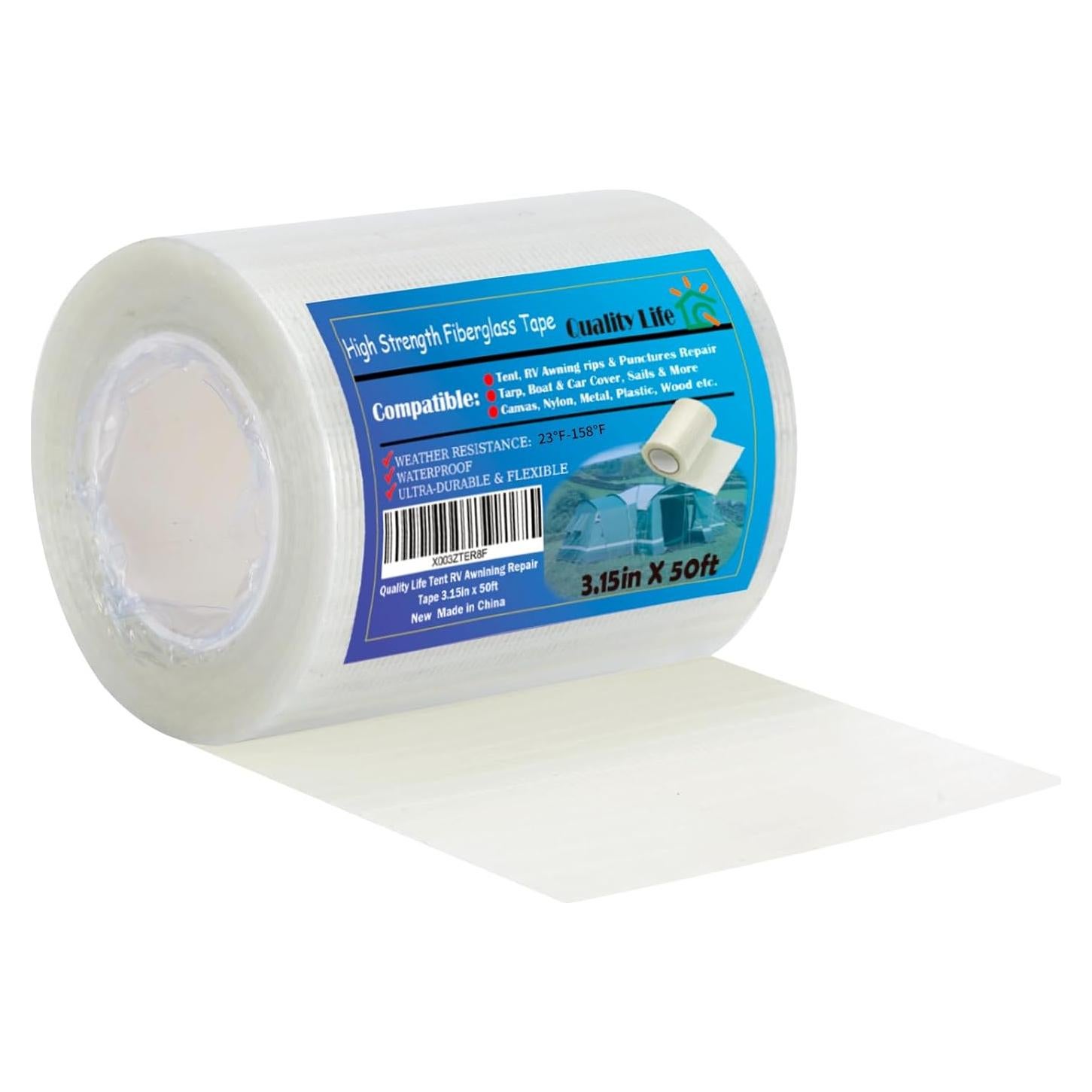 Cinta de Reparación de Toldos Quality Life 3.15in x 15m