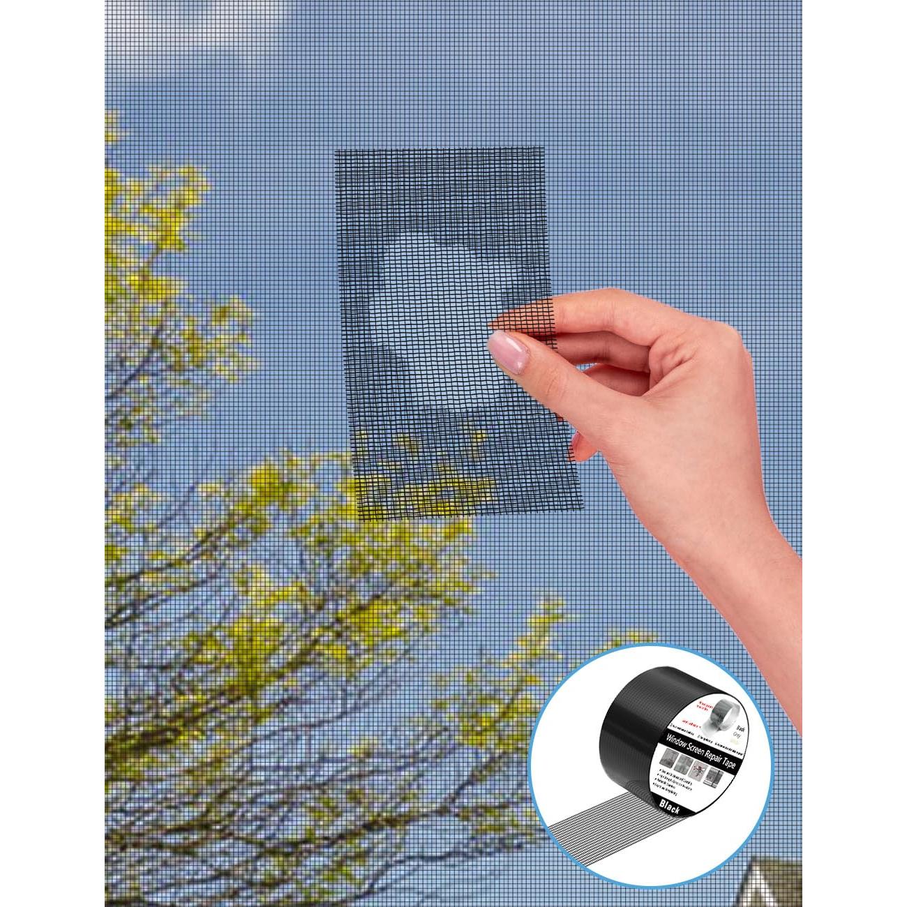 Cinta de Reparación de Pantallas Wohohoho 7,6 m Negra