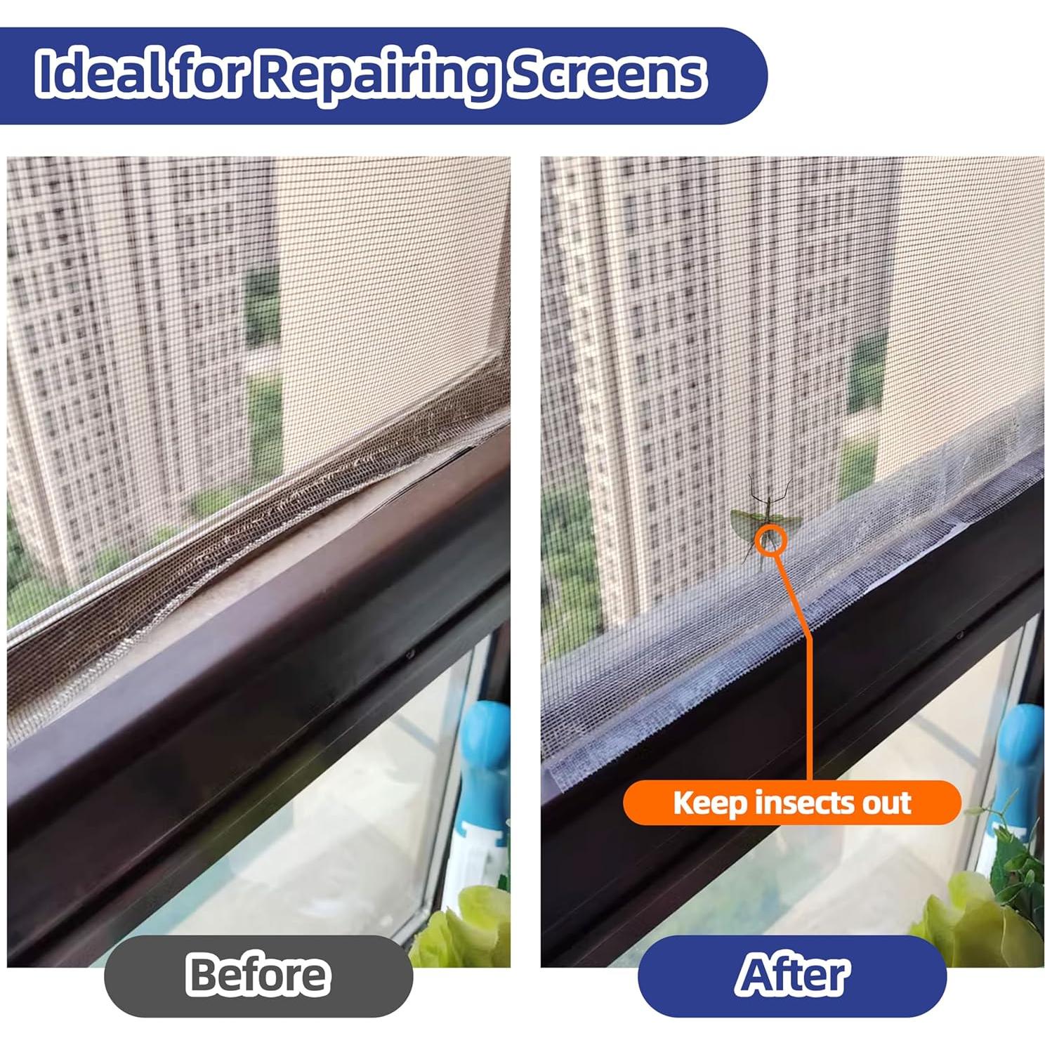 Cinta de Reparación de Pantallas KING MOUNTAIN 9,91x6,1m Gris