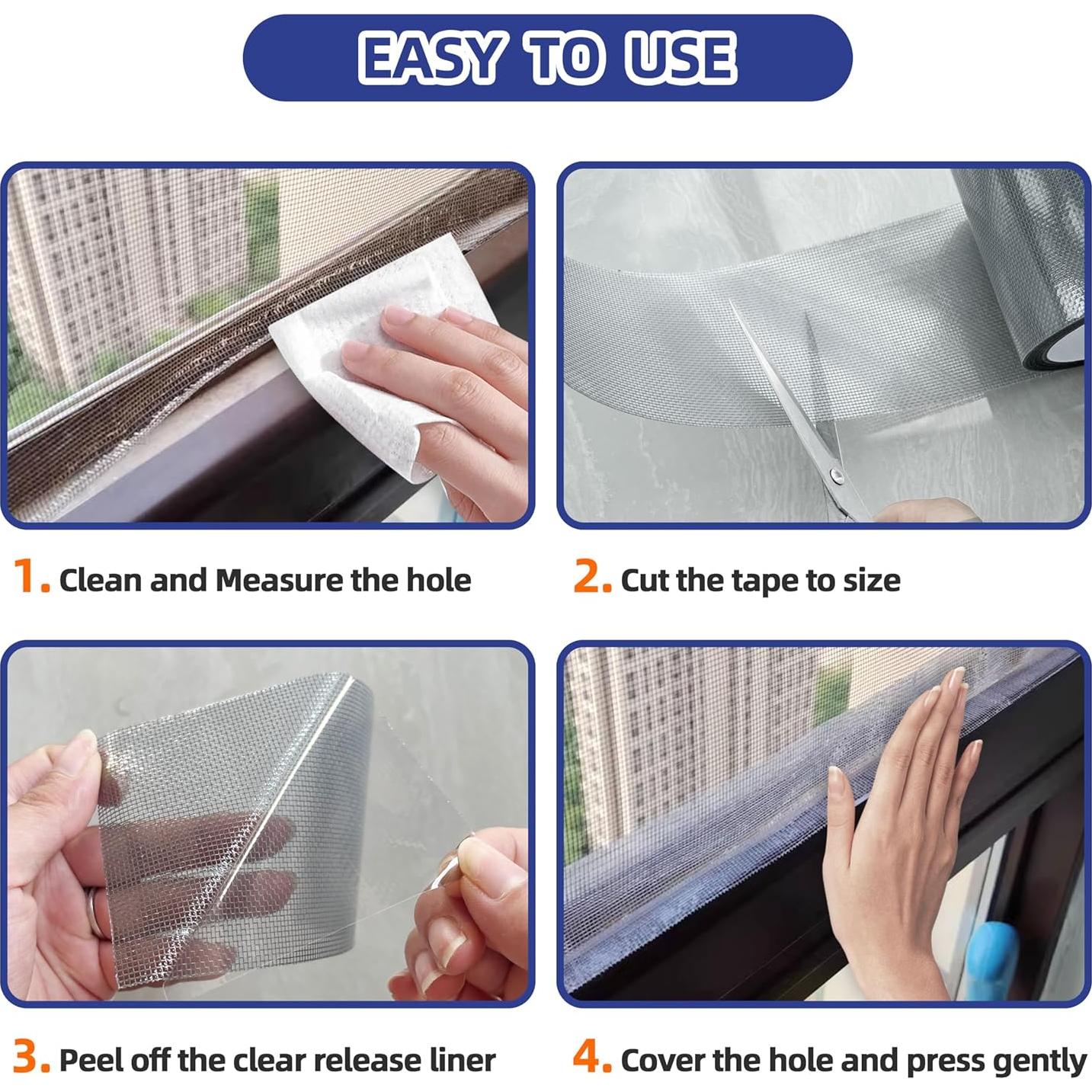 Cinta de Reparación de Pantallas KING MOUNTAIN 9,91x6,1m Gris