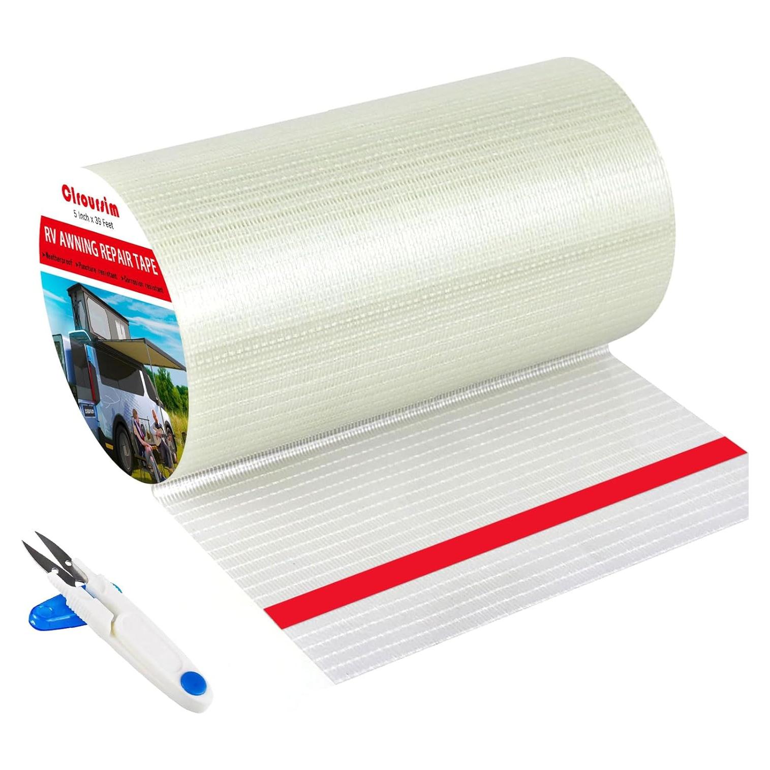 Kit de Cinta de Reparación de Toldos 5" x 12,7 m Clroursim