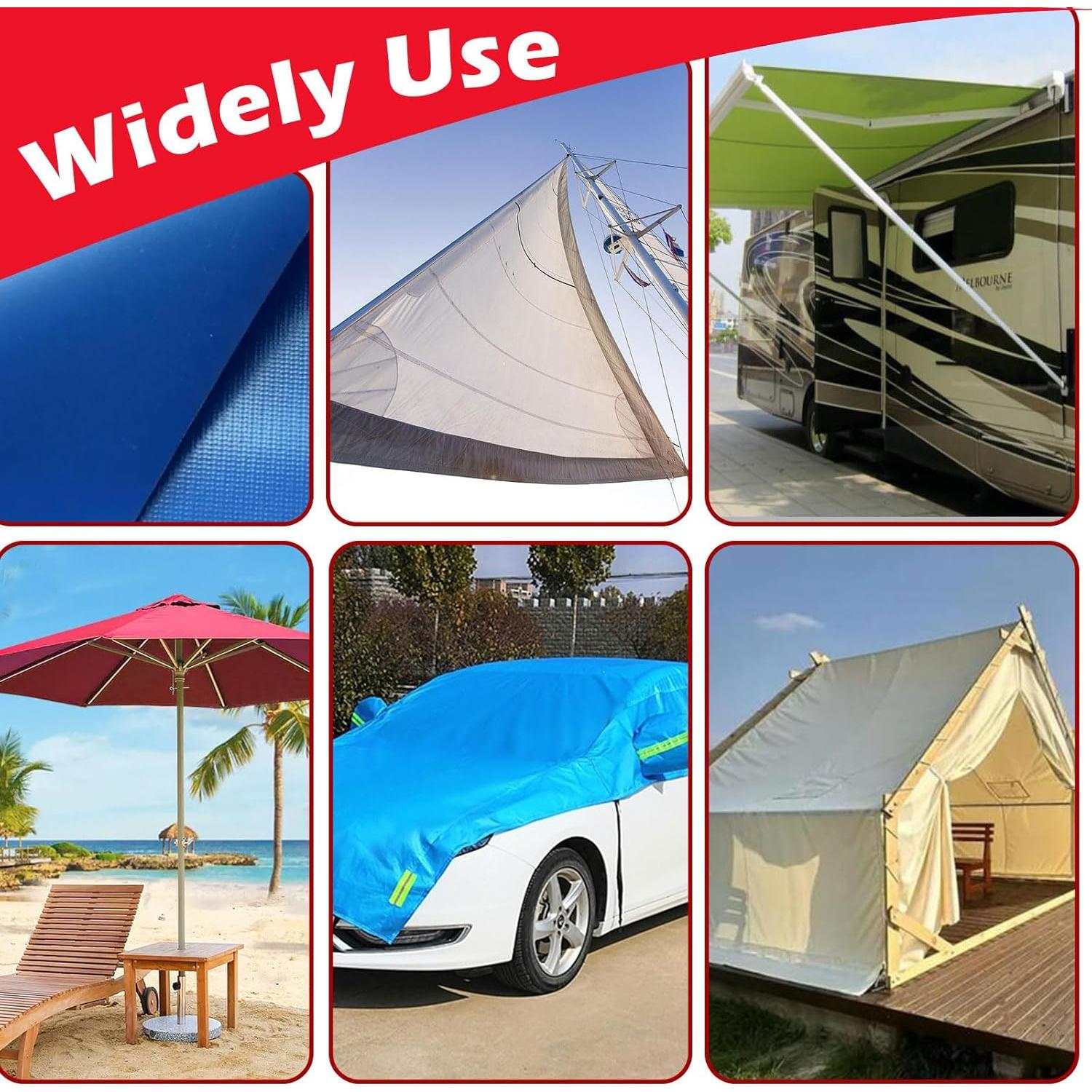 Kit de Cinta de Reparación de Toldos 5" x 12,7 m Clroursim