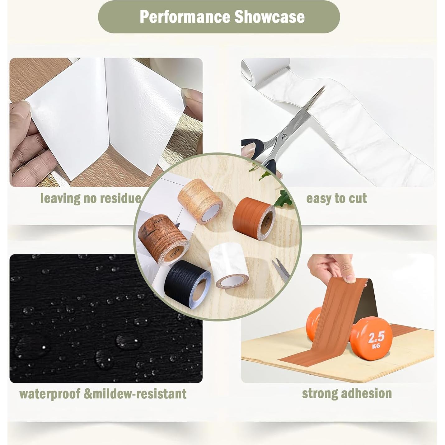 Cinta de Reparación de Grano de Madera Begonia 5,08 cm x 10 m