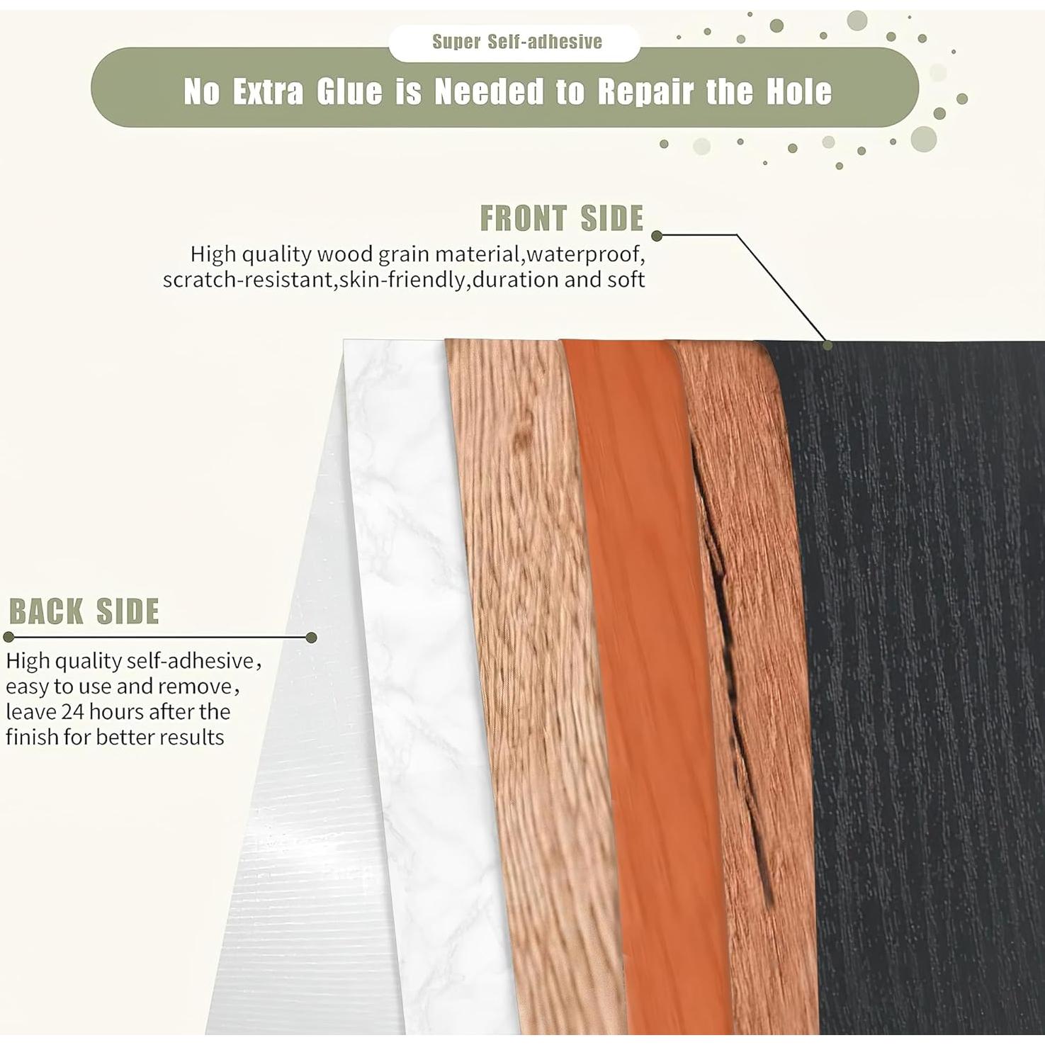 Cinta de Reparación de Grano de Madera Begonia 5,08 cm x 10 m