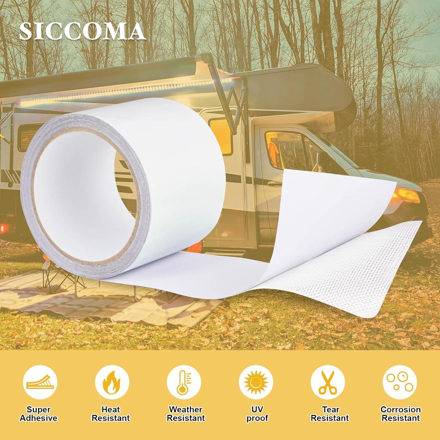 Cinta de Reparación de Toldos SHUNYUAN 7,5 m Blanca