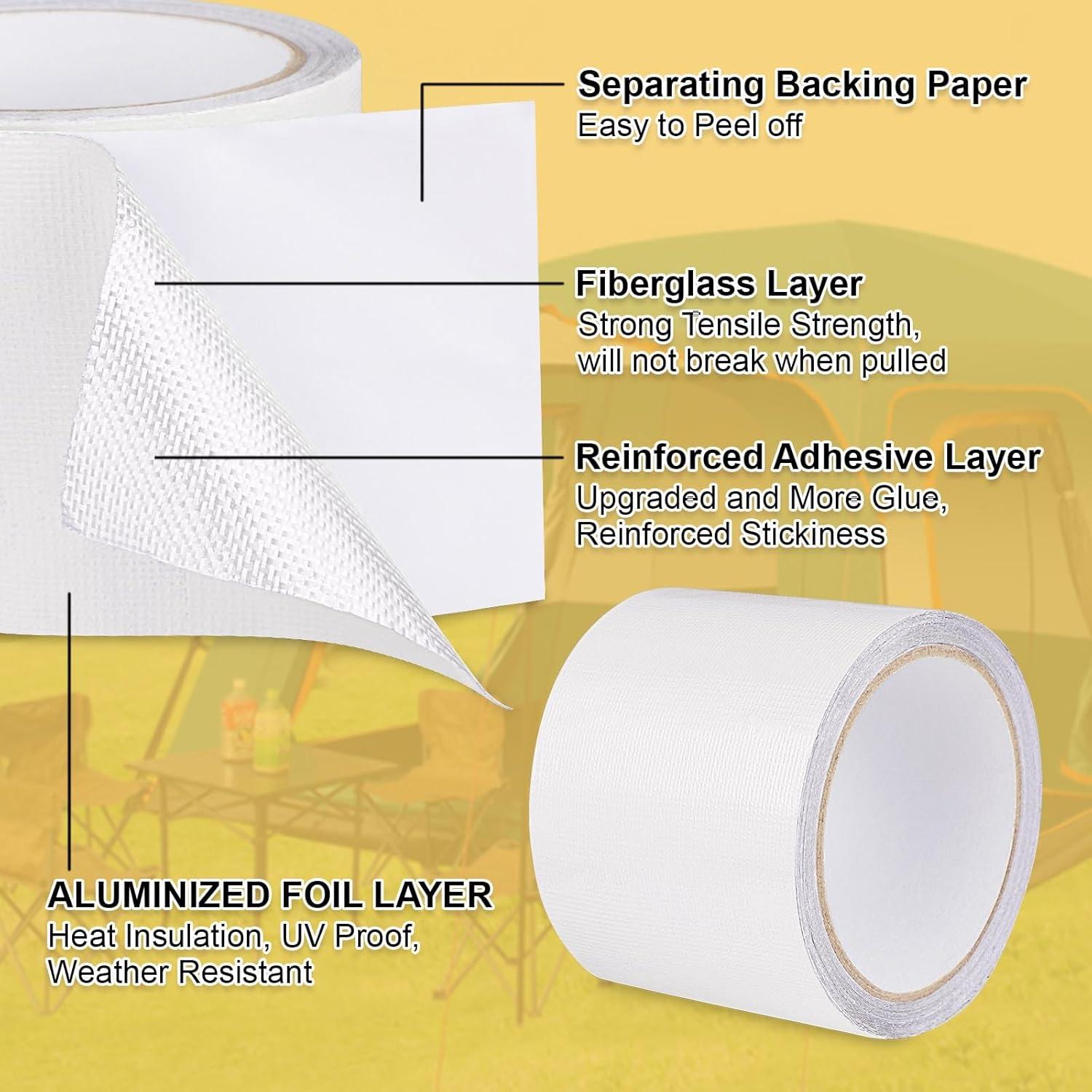 Cinta de Reparación de Toldos SHUNYUAN 7,5 m Blanca