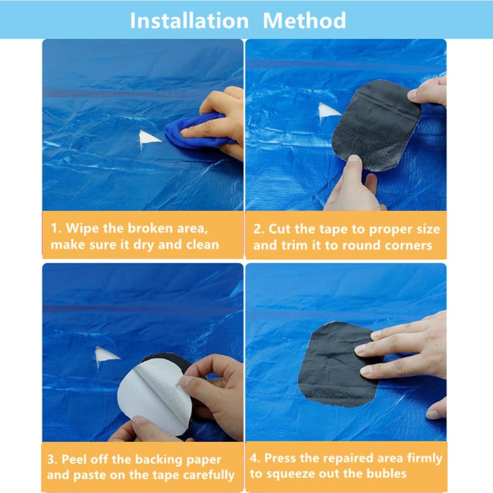 Cinta de Reparación de Toldos SHUNYUAN 7,5 m Blanca