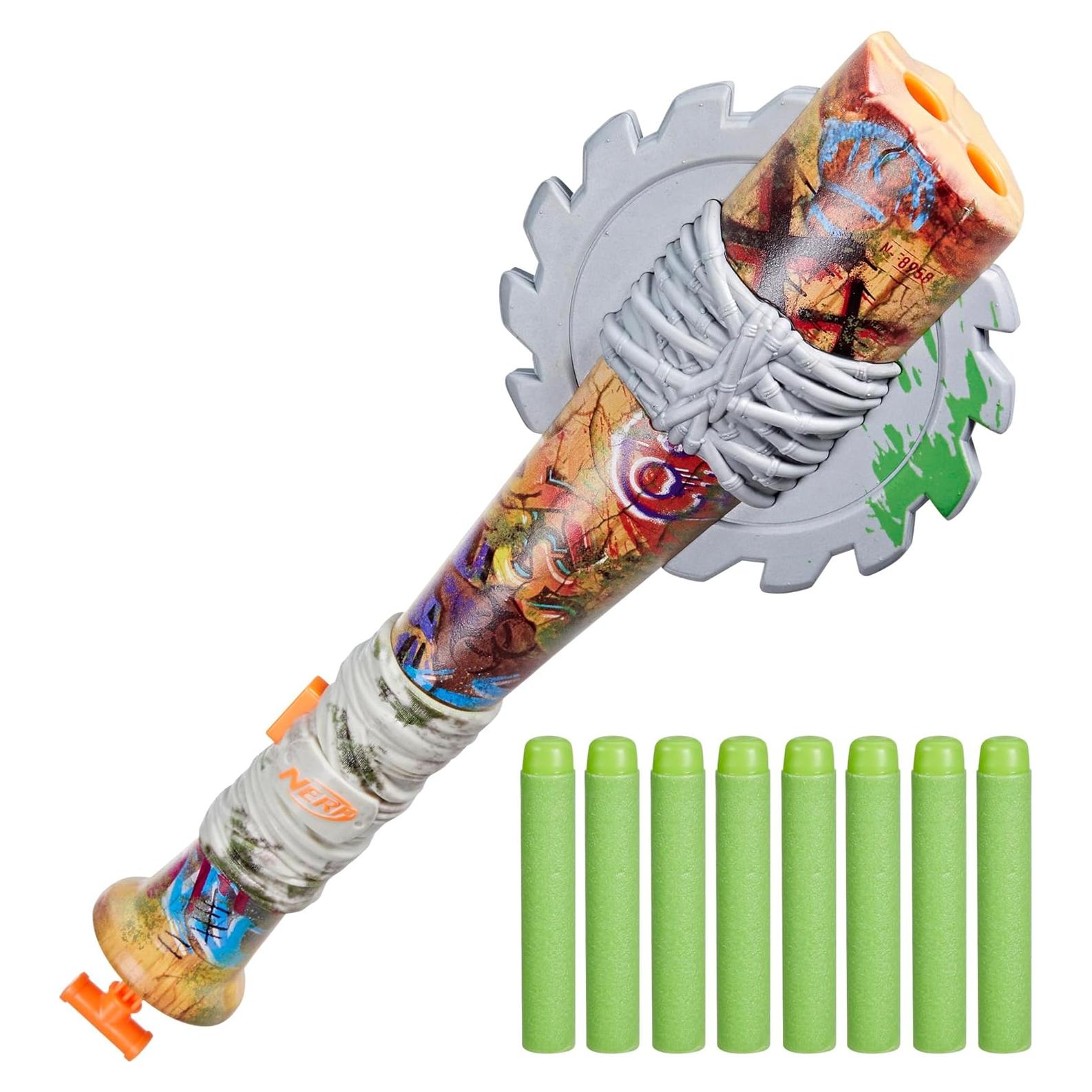 Blaster Nerf Zombie Strikeout con 8 Dardos Elite