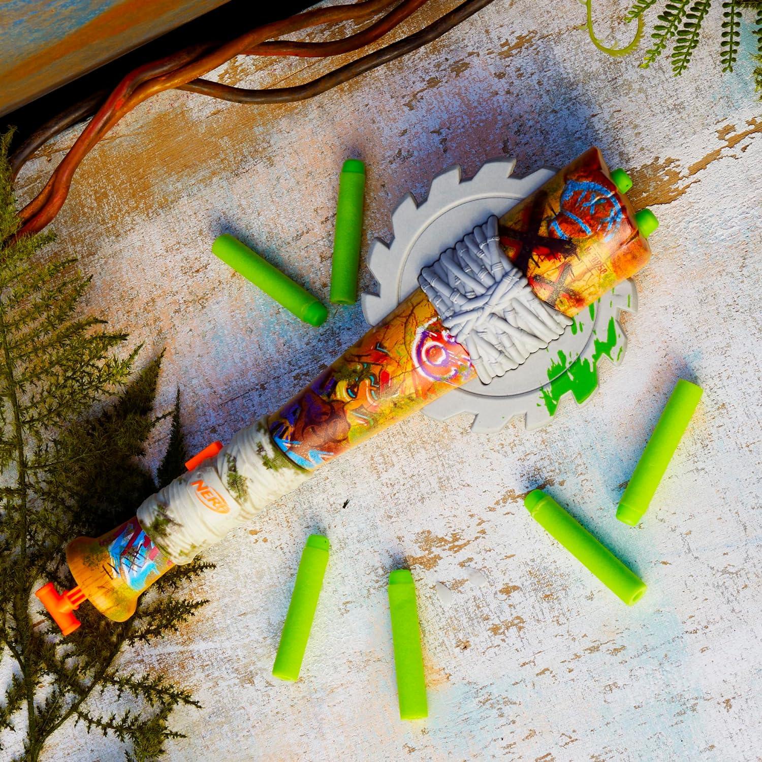 Blaster Nerf Zombie Strikeout con 8 Dardos Elite