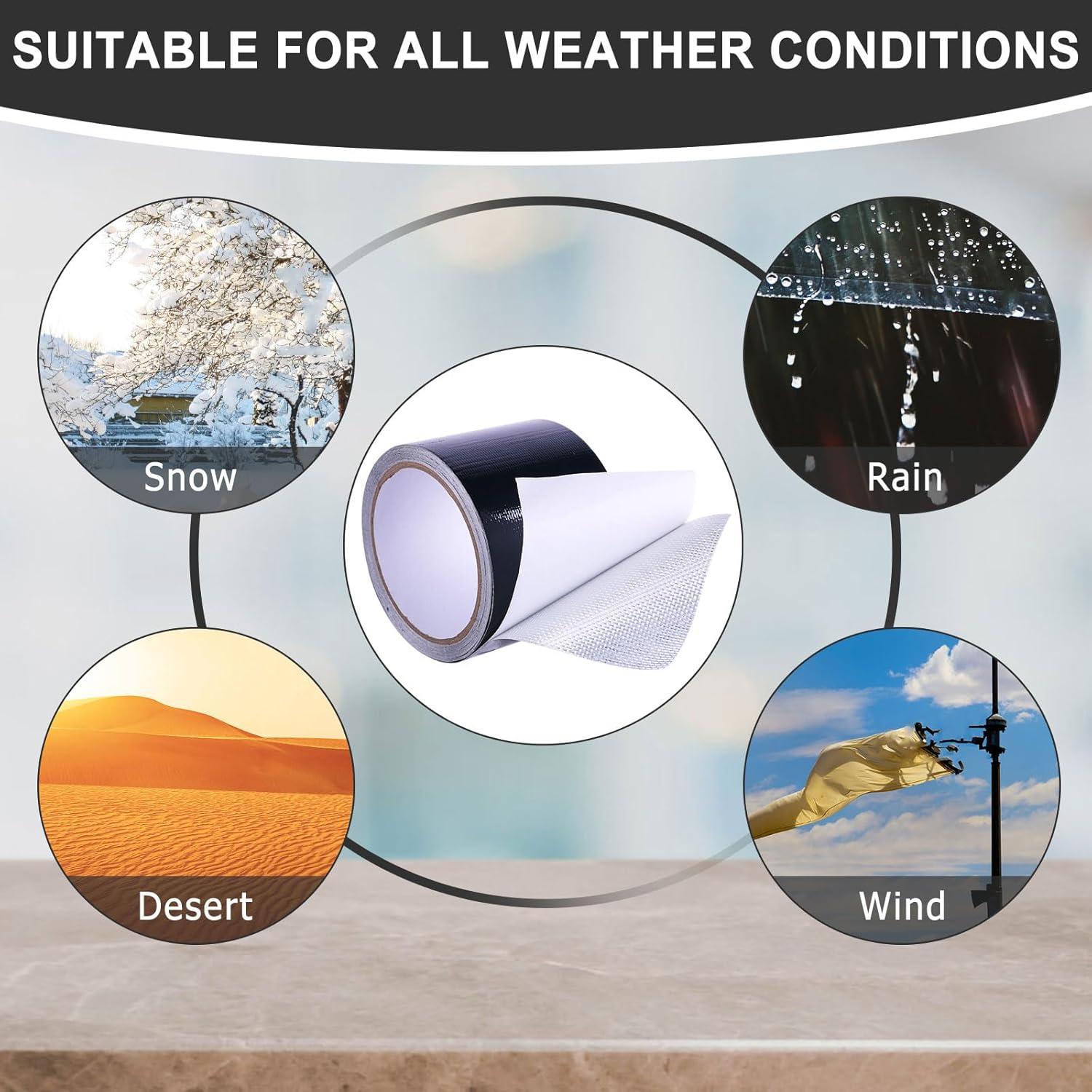 Cinta de Reparación Impermeable FDALAS 7.6cm x 7.62m