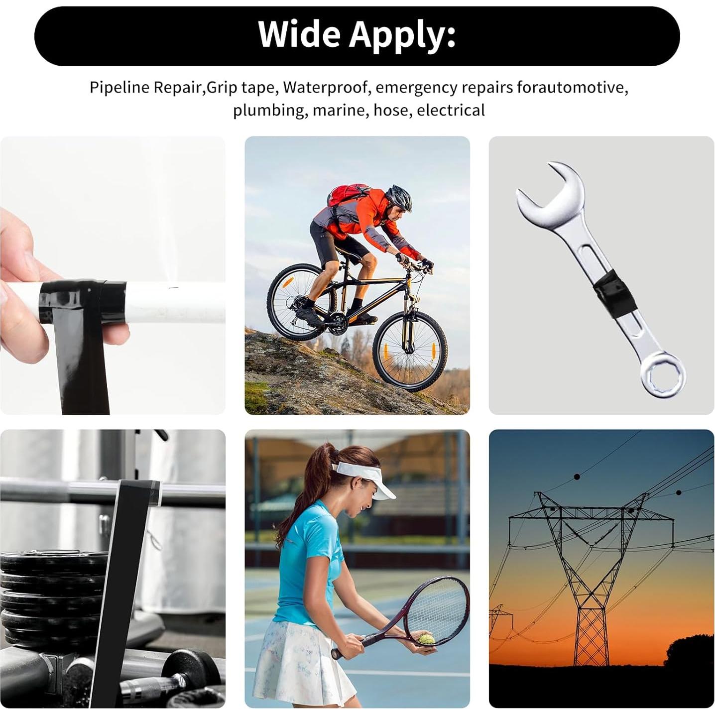 Cinta de Silicona Auto-Fusionante Copatocacy 2,54 cm x 10,06 m