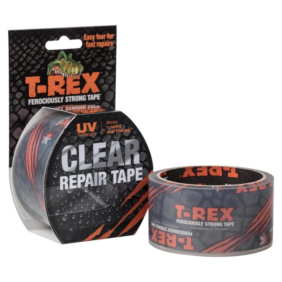 Cinta de Reparación T-Rex 8.23 m Transparente Resistente UV