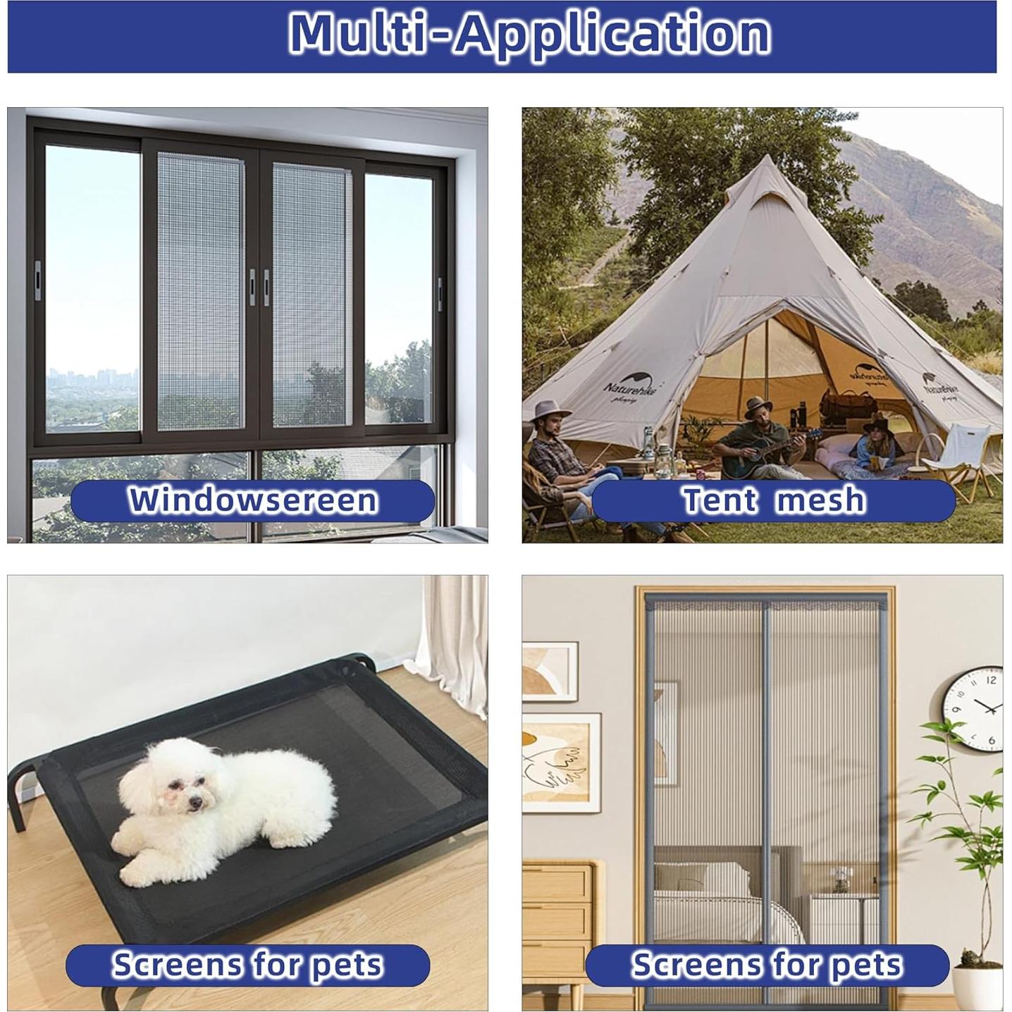 Cinta de Reparación de Pantallas SWRT 7,62 cm x 9,14 m Negra