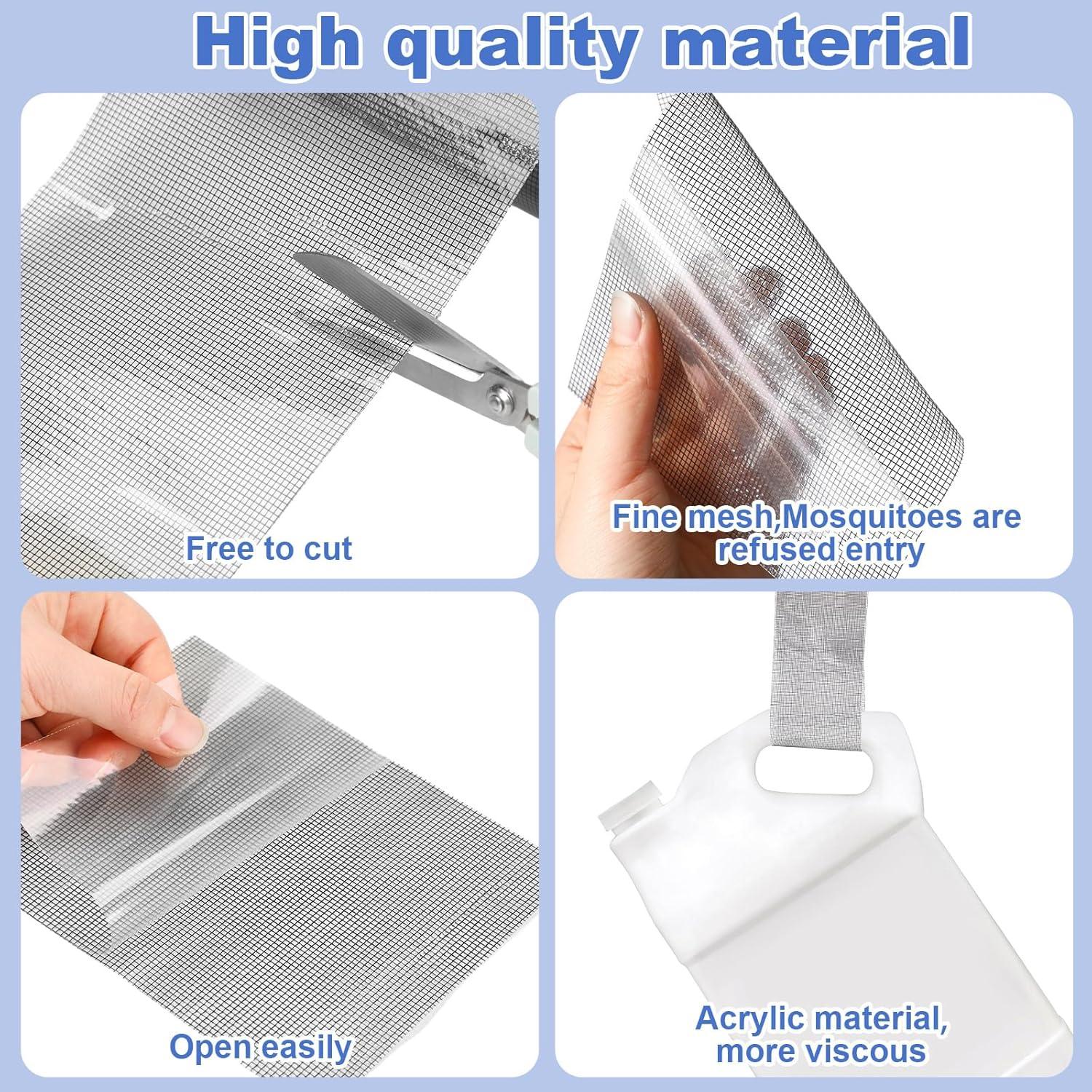 Cinta de reparación de malla 12.7cm x 6.1m CroBlissful Negra