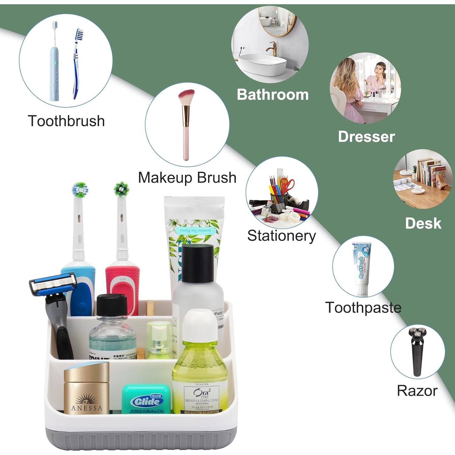 Soporte para Cepillos de Dientes Chintu Blanco 6 Ranuras