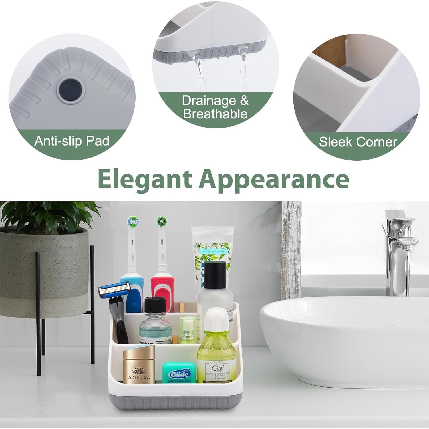 Soporte para Cepillos de Dientes Chintu Blanco 6 Ranuras