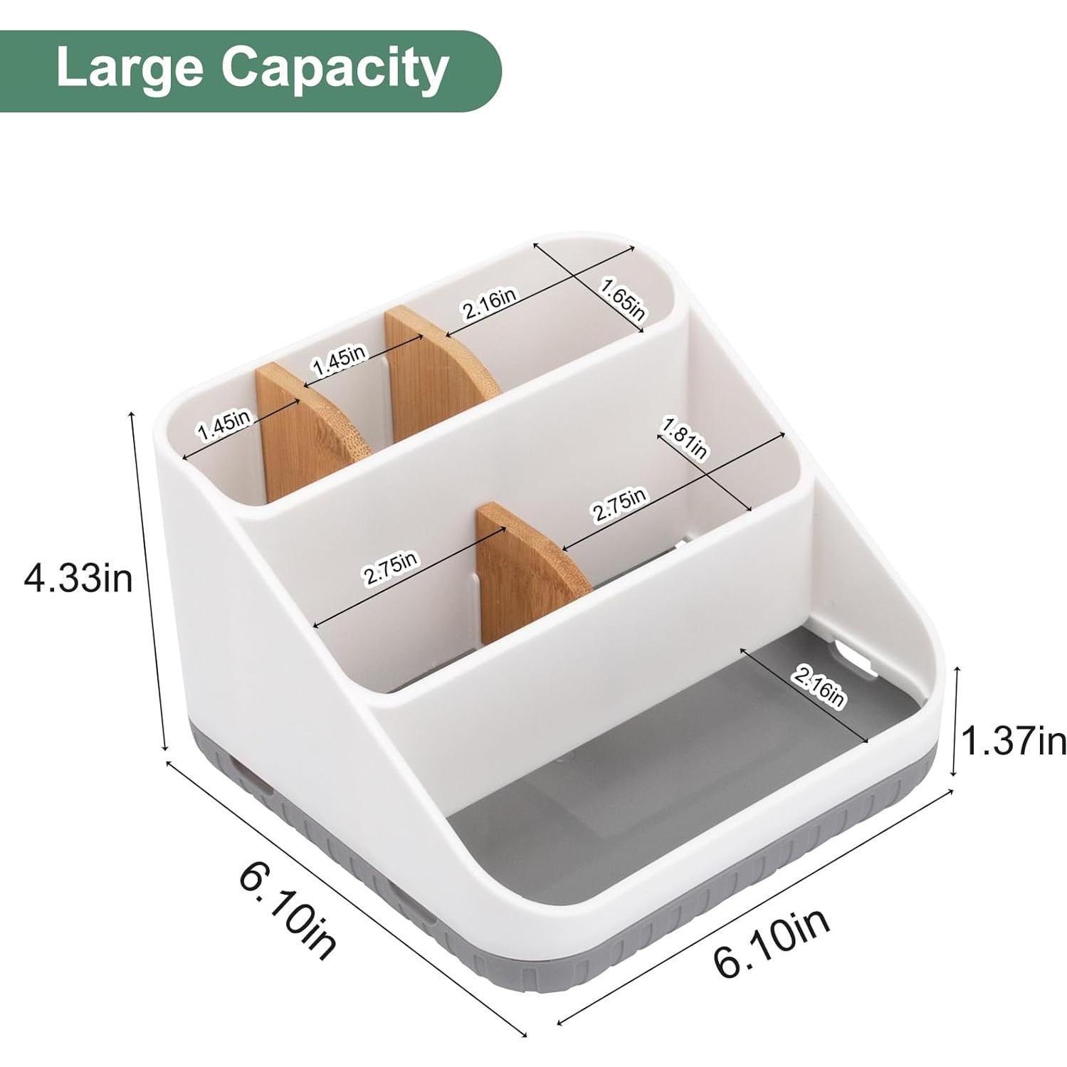 Soporte para Cepillos de Dientes Chintu Blanco 6 Ranuras
