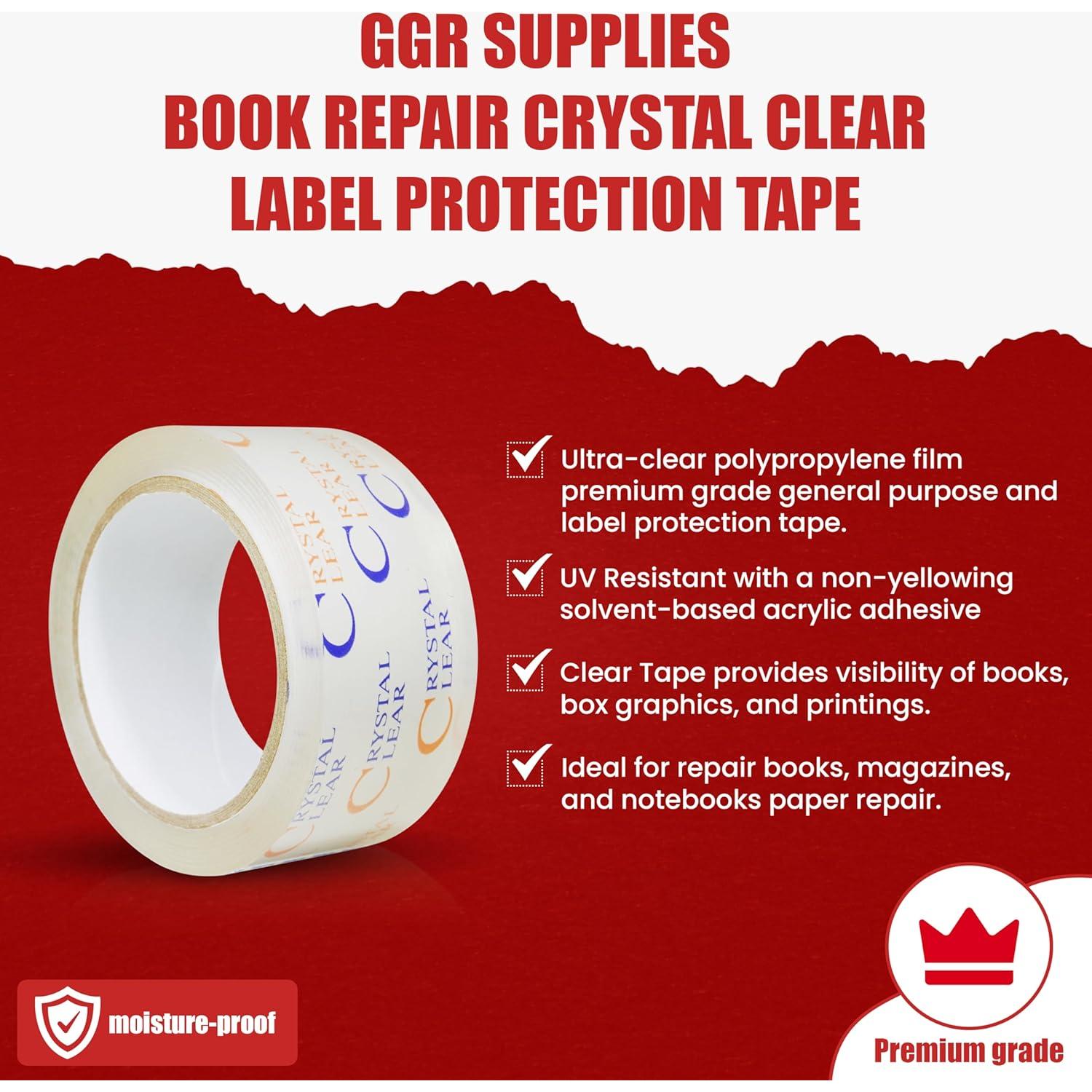 Cinta de Protección de Etiquetas GGR Supplies 2.54 cm x 65.8 m