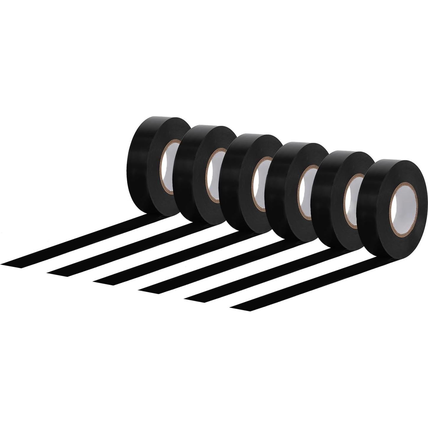 Cinta Adhesiva Eléctrica Amazon Basics 6 Rollos 1,91 cm x 18,29 m