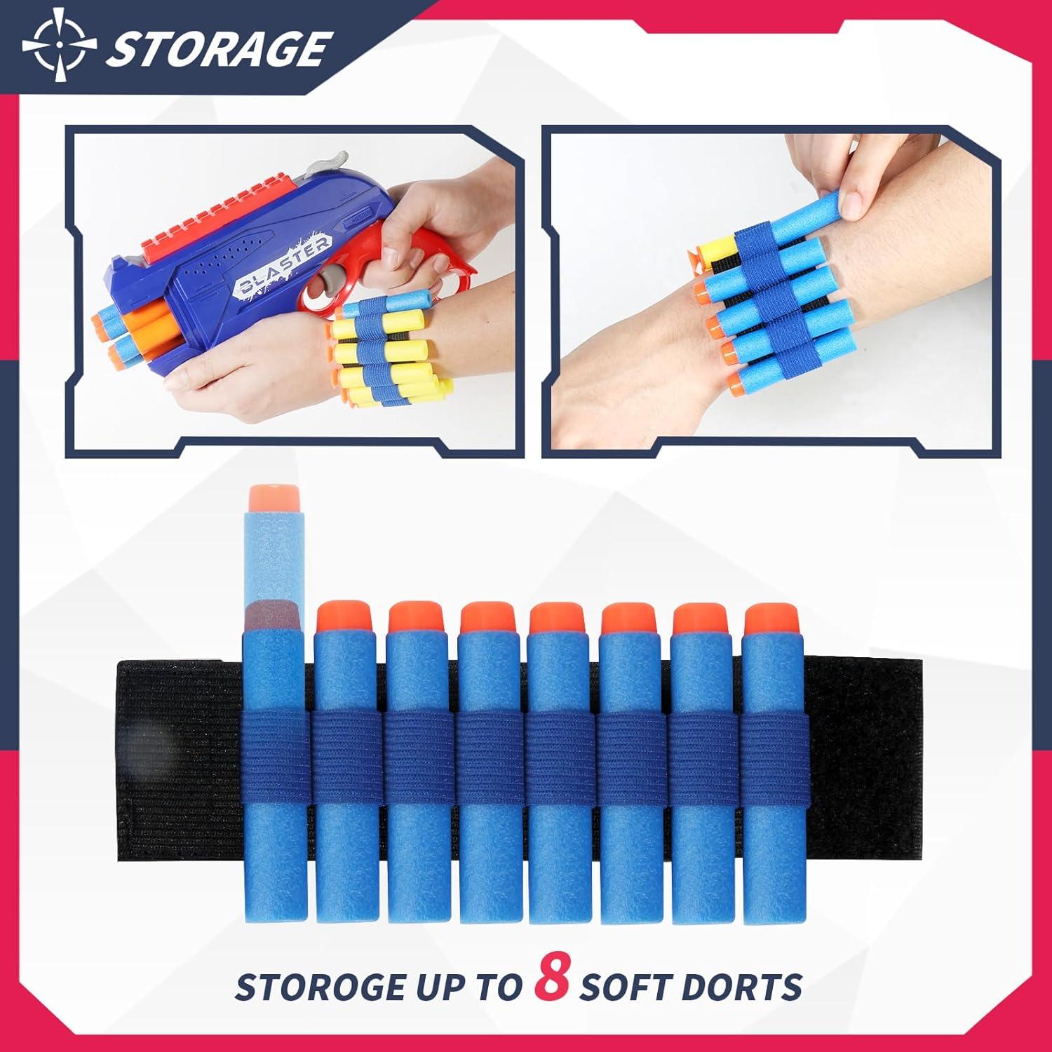 Paquete 2 Pistolas Nerf RLZHLYC + 80 Dardos Espuma