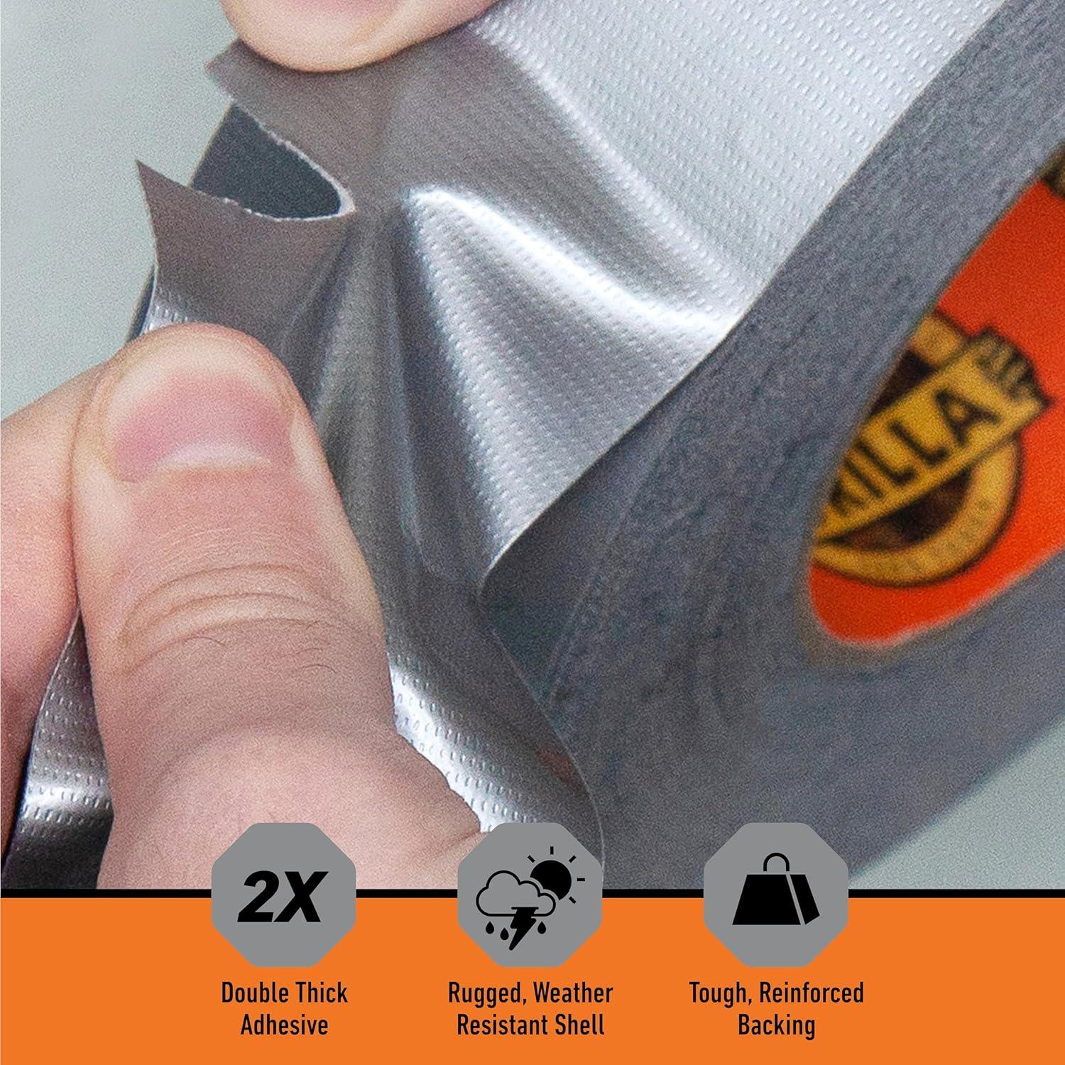 Cinta Adhesiva Gorilla 48 mm x 9.14 m Plata Resistente